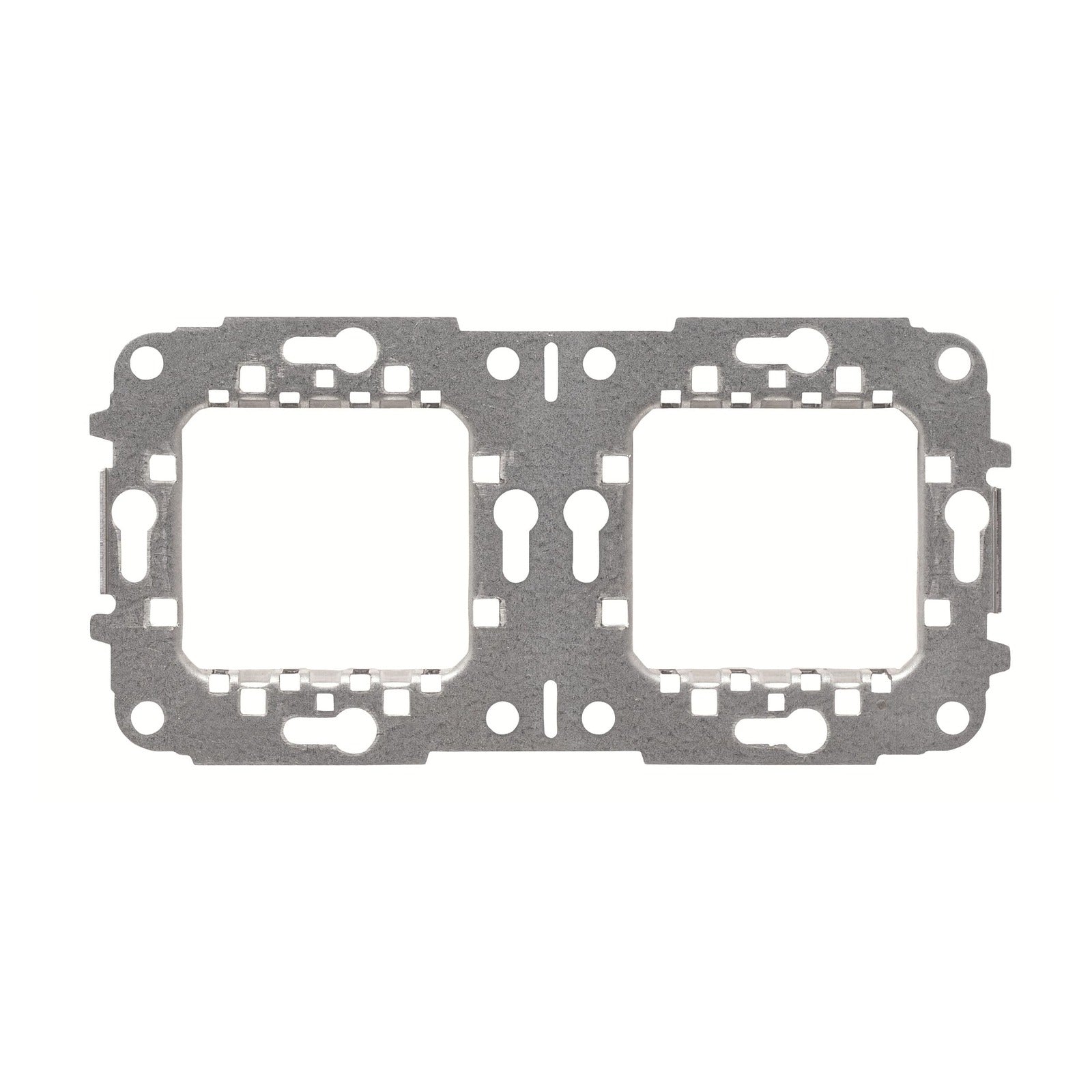 Bastidor de acero inoxidable de 2 elementos Niessen Zenit N2272.9 - referencia N2272.9