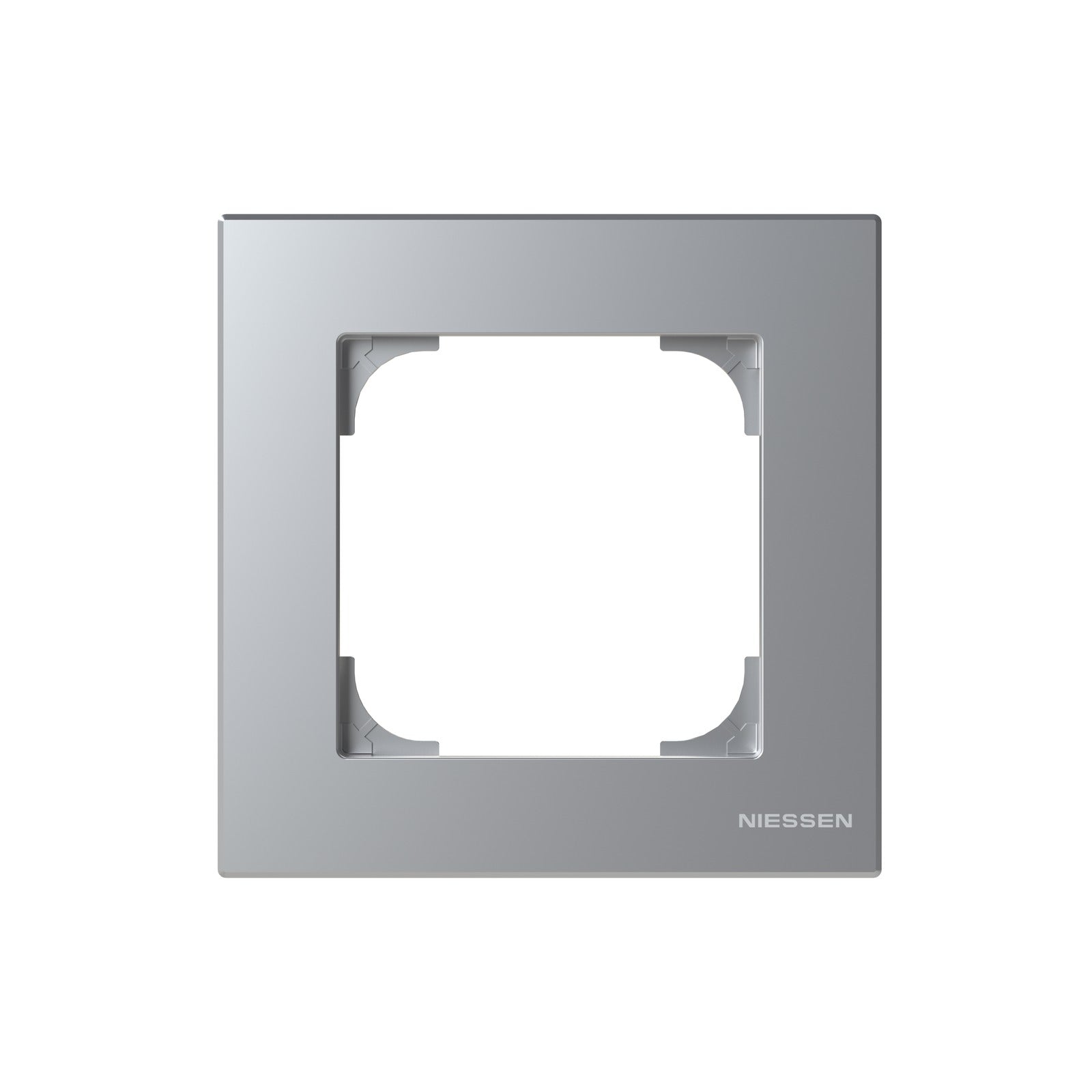 Marco plateado de 1 elemento Niessen Sky 8571 PL - referencia 8571 PL