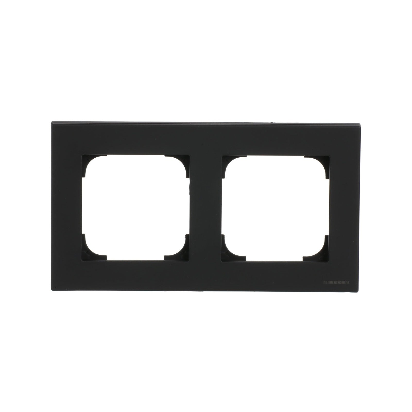 Marco negro soft de 2 elementos Niessen Sky 8572 NS - referencia 8572 NS