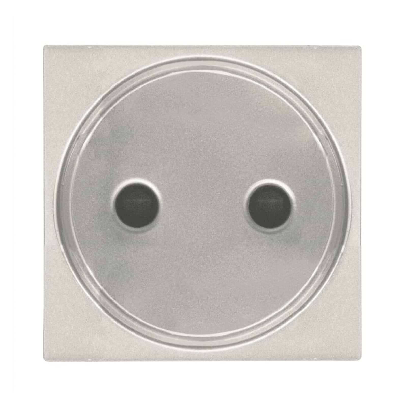 Base de enchufe Euro plata Niessen Zenit N2203 PL - referencia N2203 PL