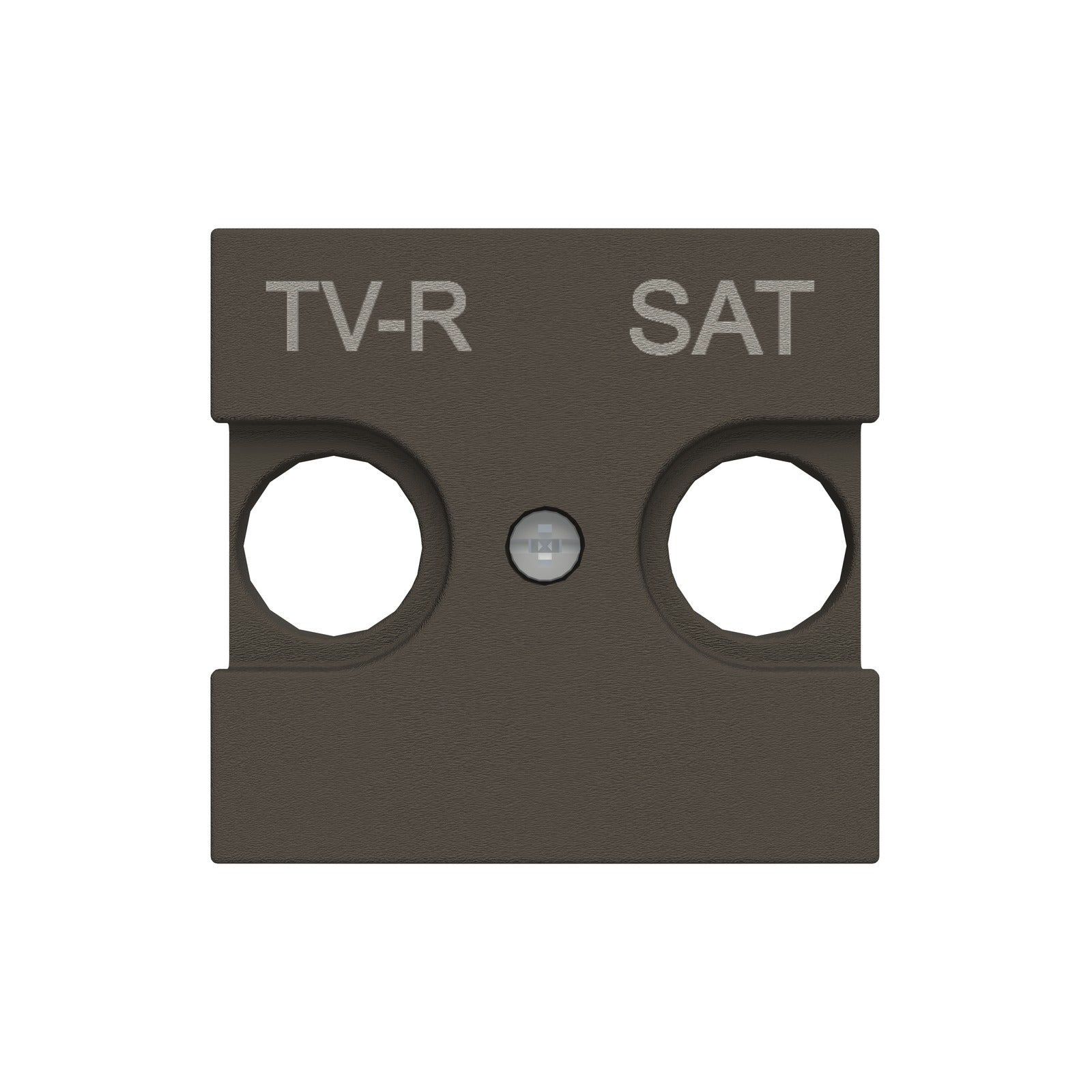 Tapa SAT antracita de 2 módulos Niessen Zenit N2250.1 AN - referencia N2250.1 AN