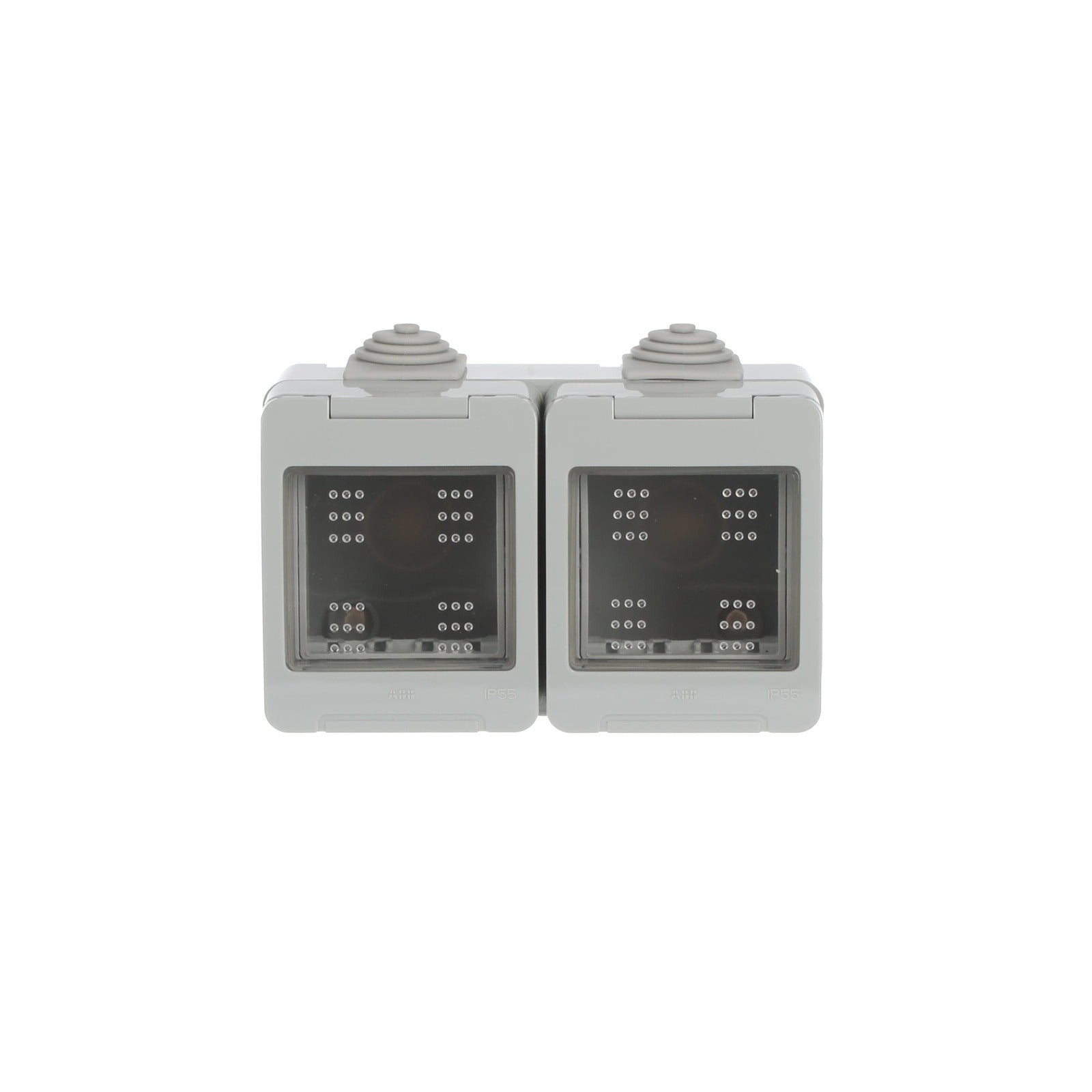 Zócalo de superficie gris de 4 módulos Niessen Zenit Estanco N3292 - referencia N3292
