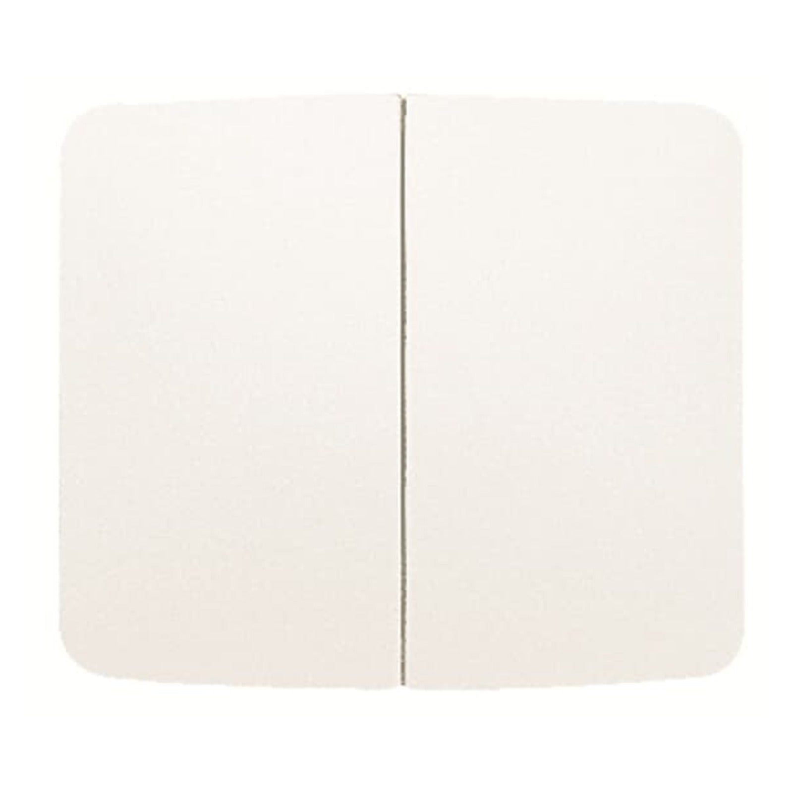 Tecla doble para interruptor o conmutador blanco alpino Niessen Arco 8211 BA - referencia 8211BA