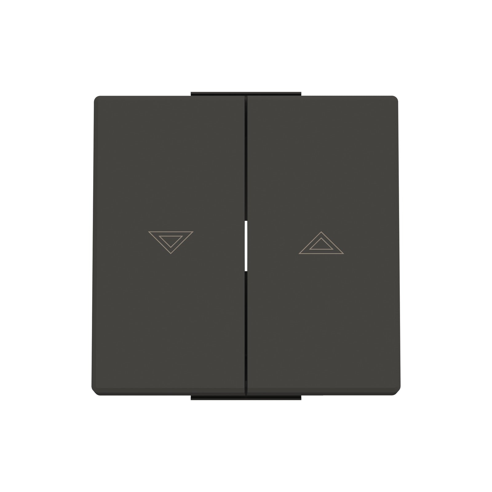 Tecla doble negra con símbolo de persianas Niessen Sky Essence 8544 NE - referencia 8544 NE