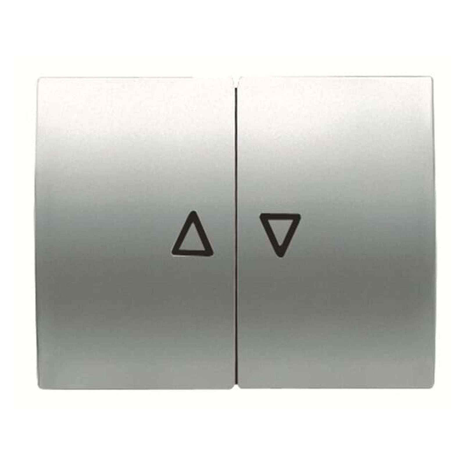 Tecla doble titanio para persianas Niessen Olas 8444 TT - referencia 8444TT
