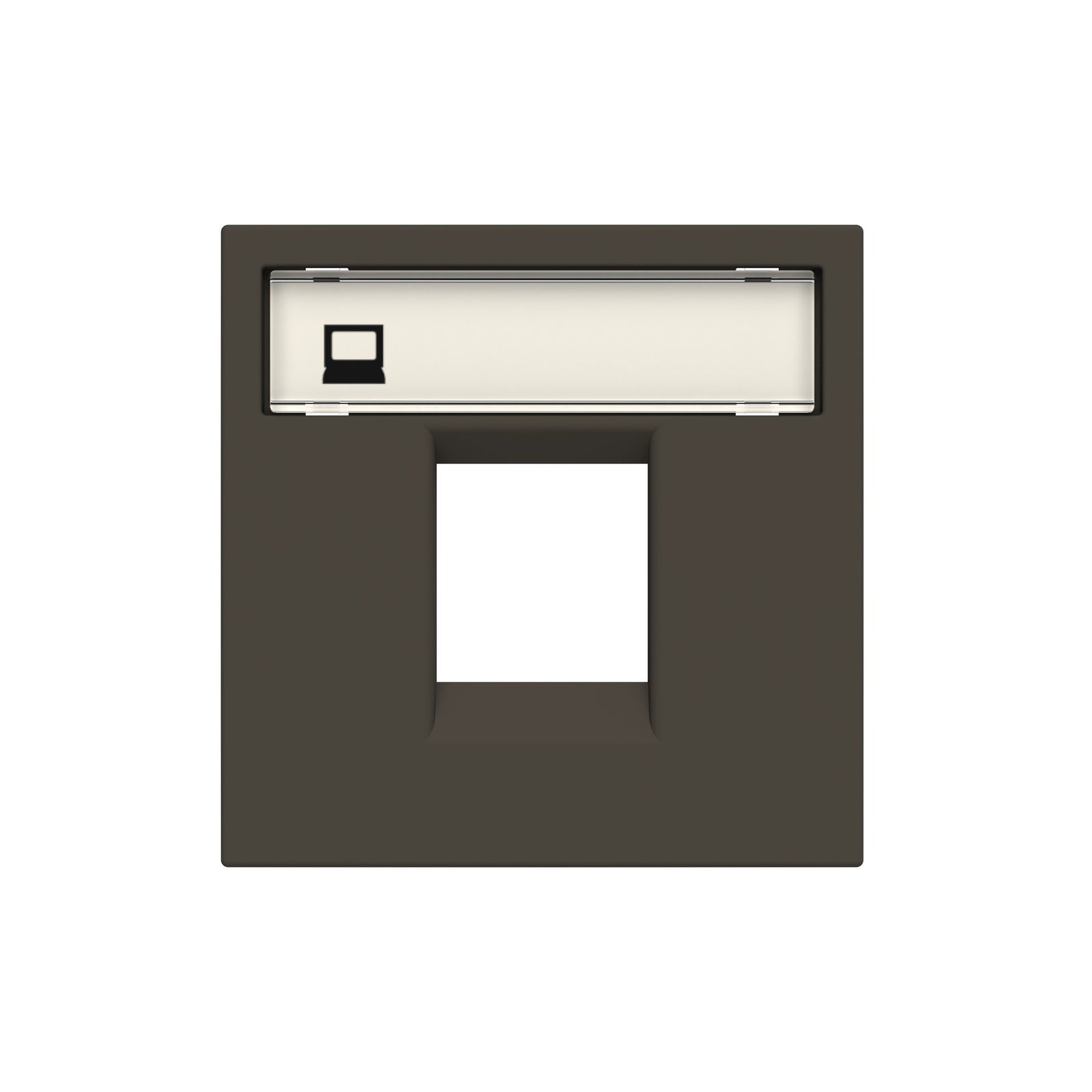 Tapa antracita para conector de datos Niessen Zenit N2218.1 AN - referencia N22181AN