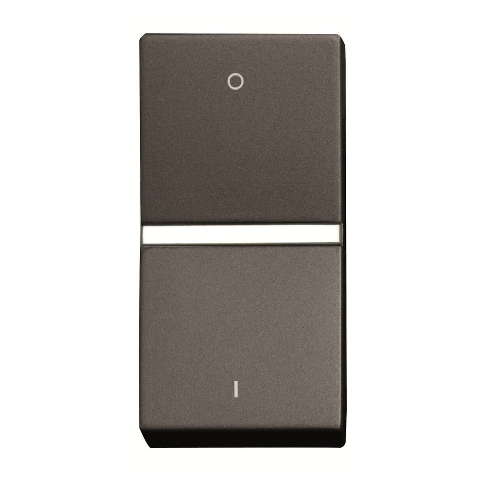 Conmutador antracita con LED intercambiable Niessen Zenit N2102 AN - referencia N2102AN