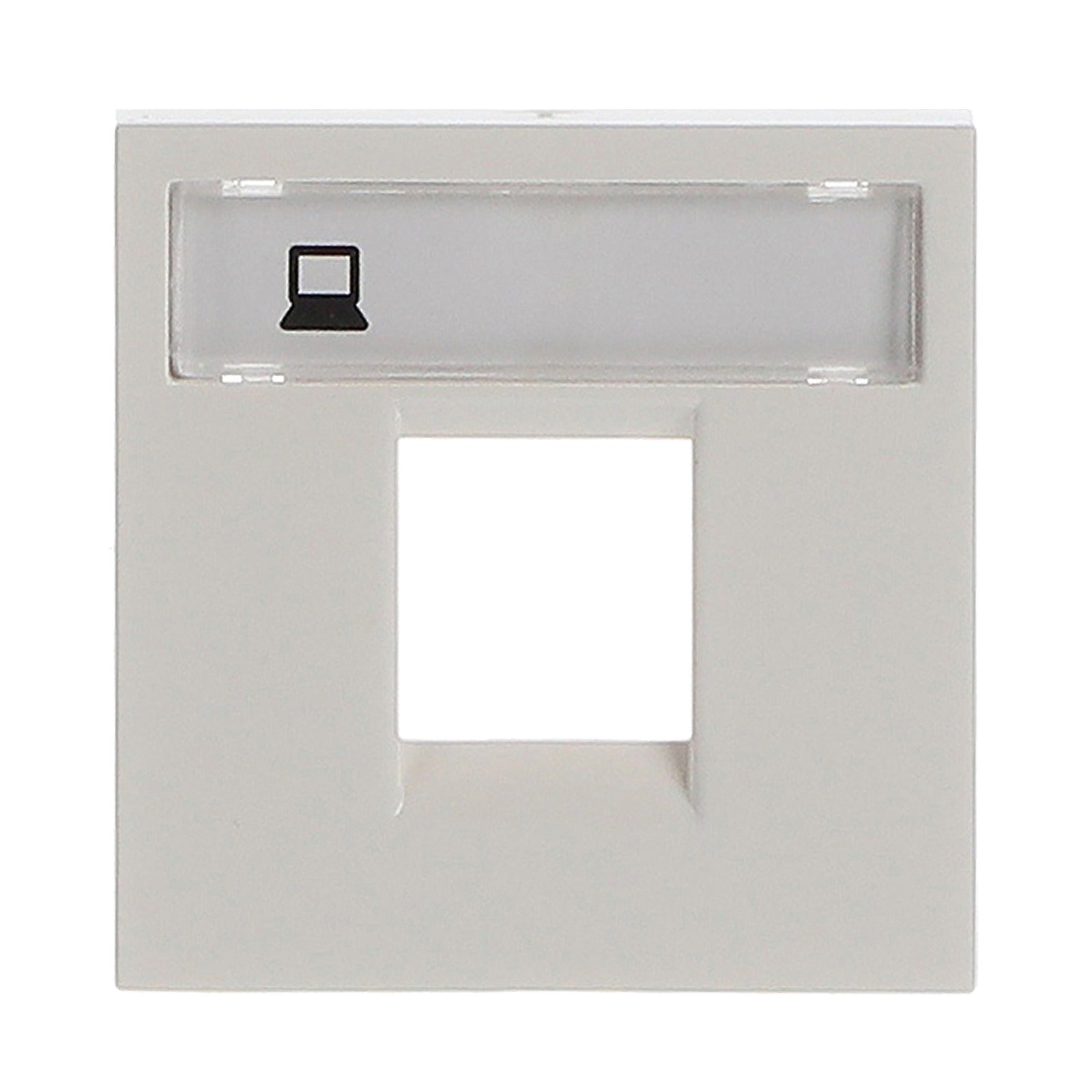 Tapa blanca para conector de datos Niessen Zenit N2218.1 BL - referencia N22181BL