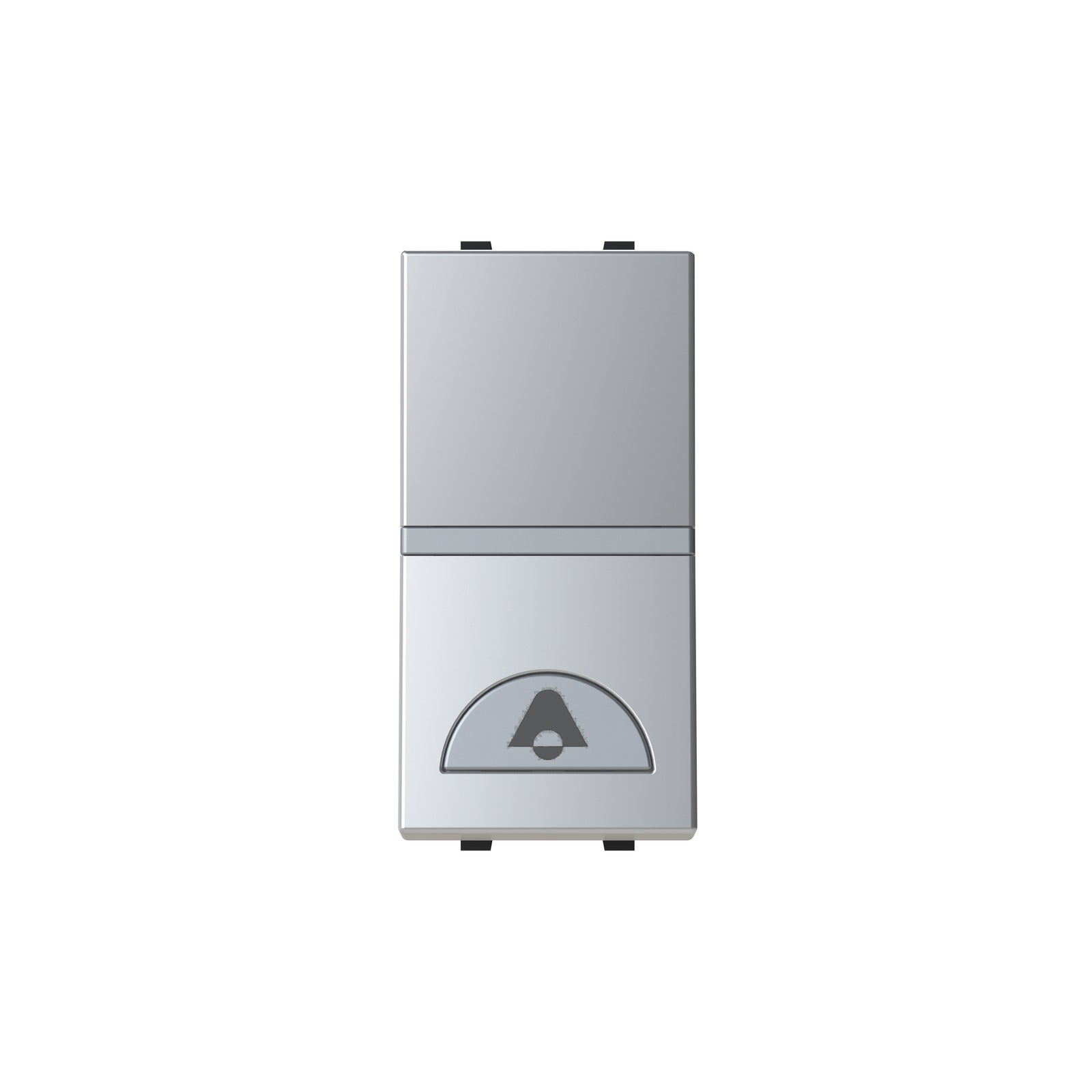 Pulsador plata Niessen Zenit N2104 PL - referencia N2104PL