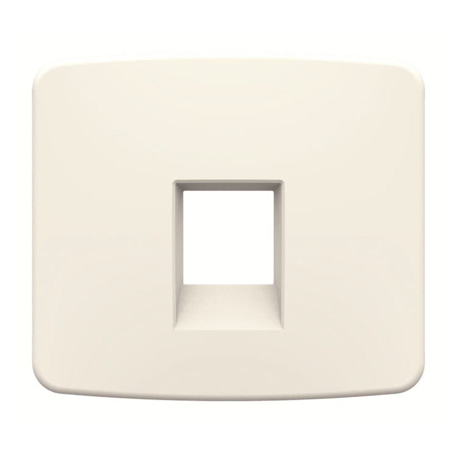 Tapa blanca para toma de teléfono o datos Niessen Arco 8217 BA - referencia 8217BA
