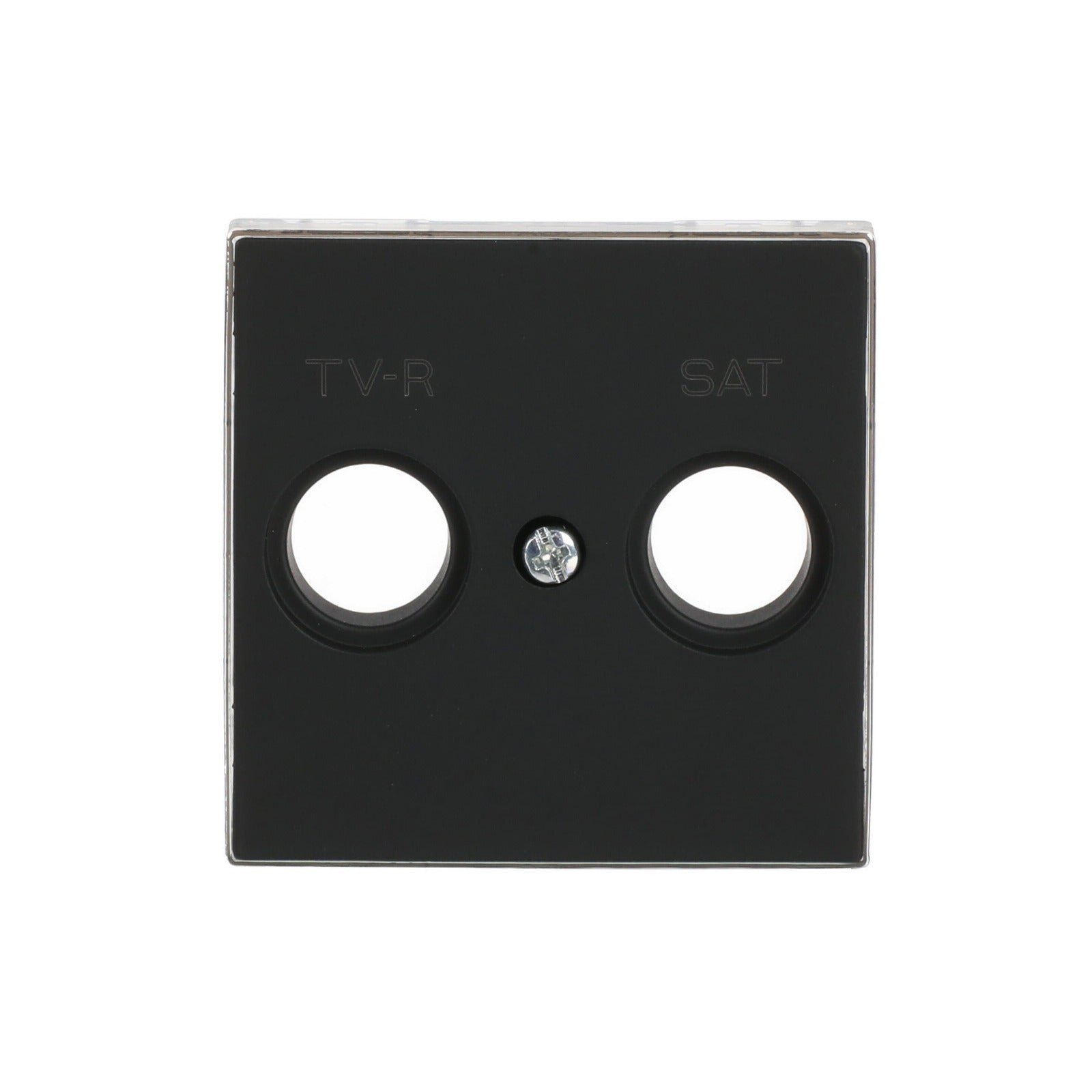Tapa negro soft para toma TV-R/SAT Niessen Sky 8550.1 NS - referencia 85501NS