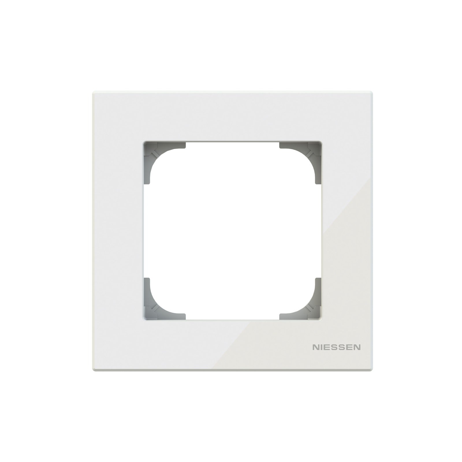 Marco de cristal blanco de 1 elemento Niessen Sky 8571 CB - referencia 8571CB
