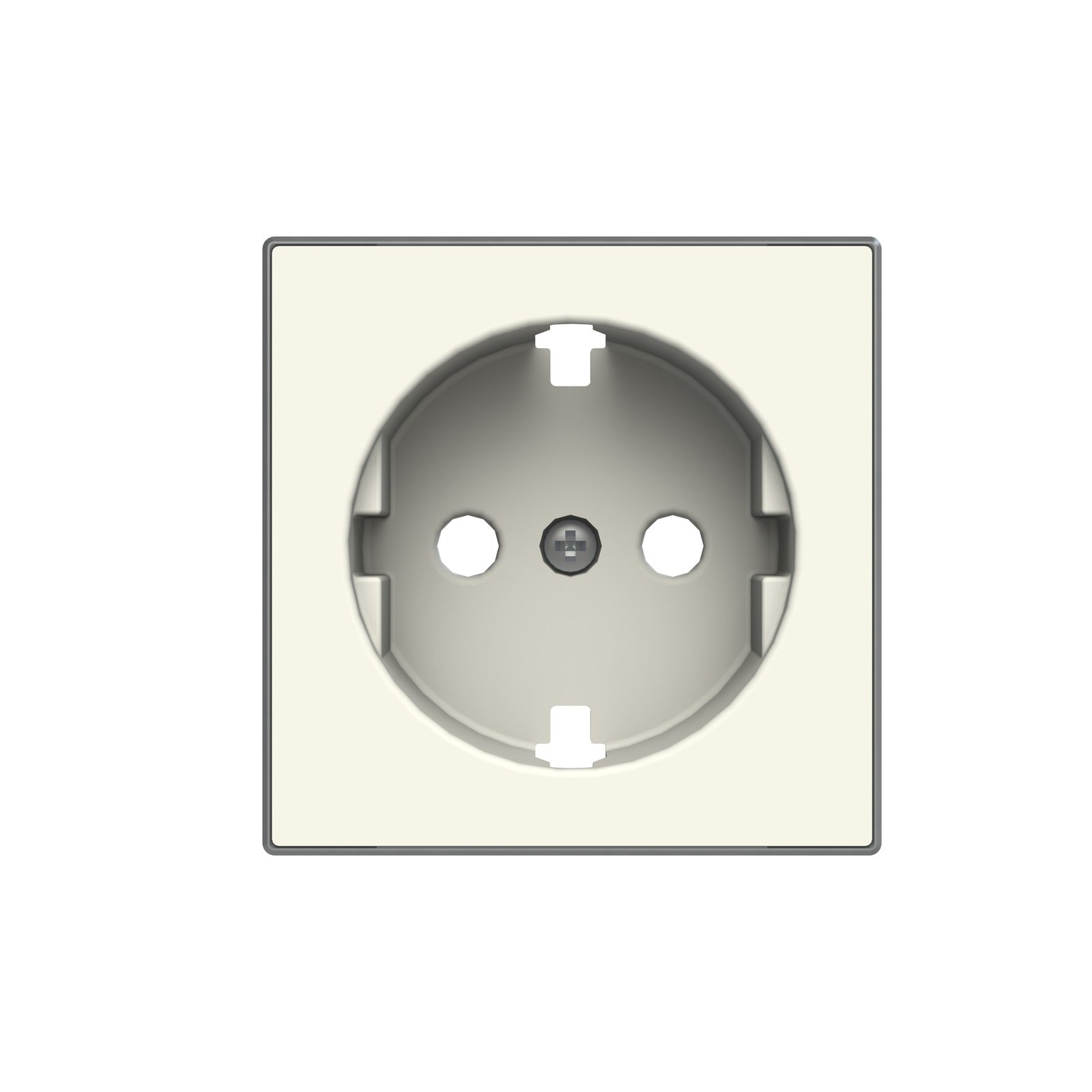 Tapa plana blanca para base de enchufe Schuko Niessen Sky 8588.9 BL - referencia 85889BL