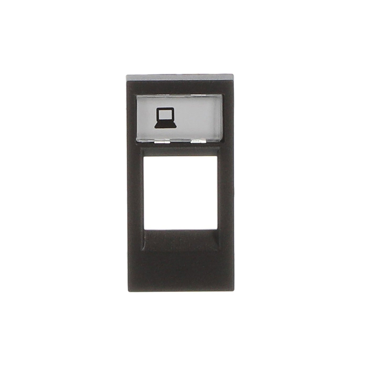 Tapa antracita para conector de datos Niessen Zenit N2118.1 AN - referencia N21181AN
