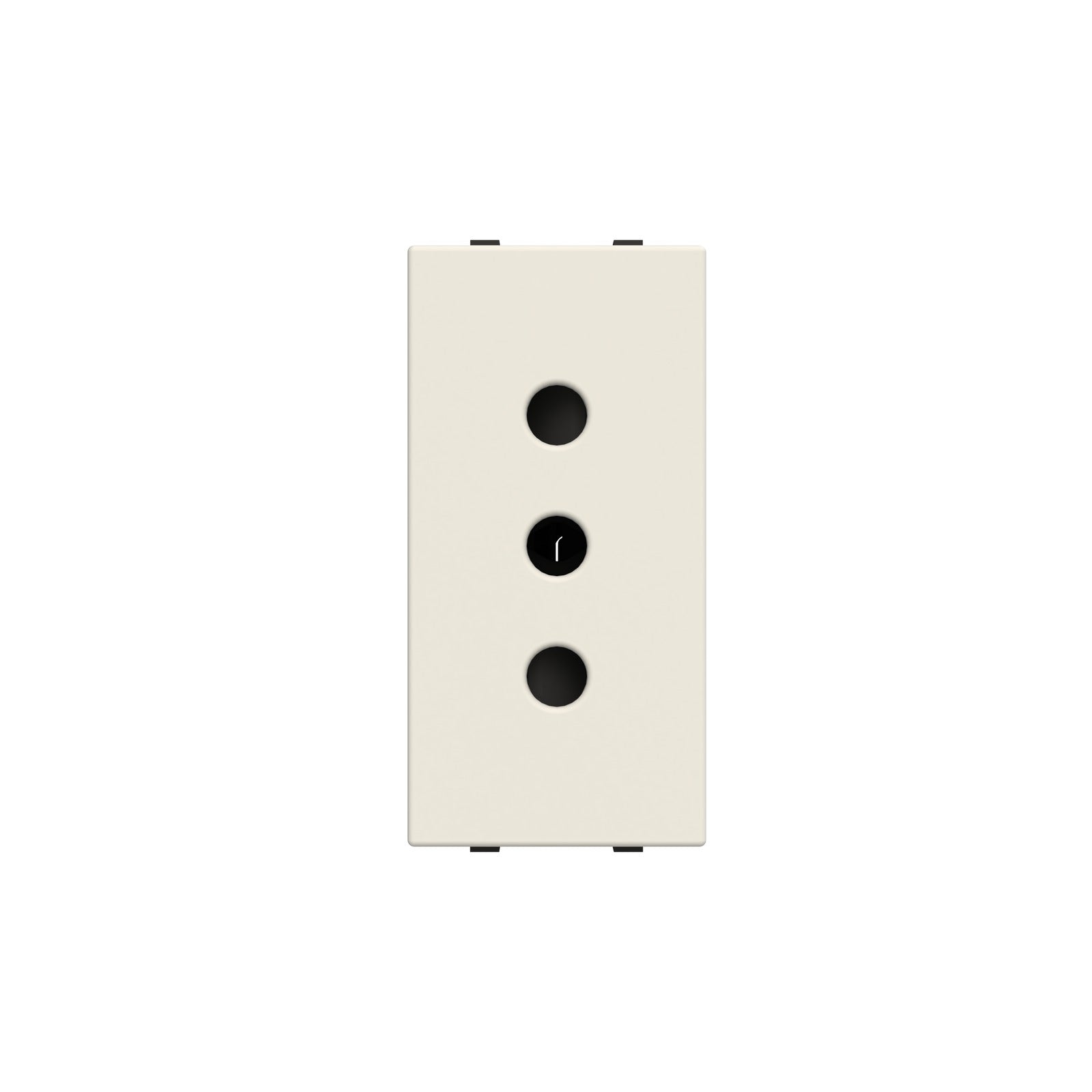 Base de enchufe italiana P11 blanca Niessen Zenit N2133.1 BL - referencia N21331BL