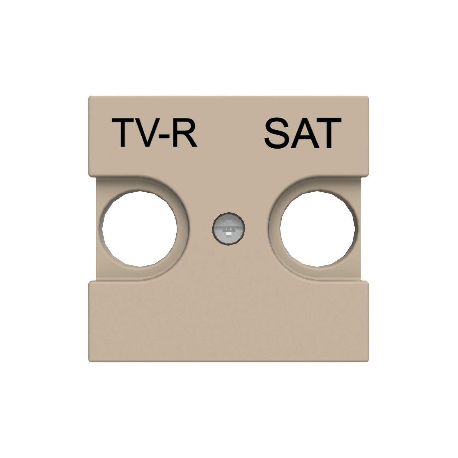 Tapa SAT cava de 2 módulos Niessen Zenit N2250.1 CV - referencia N22501CV
