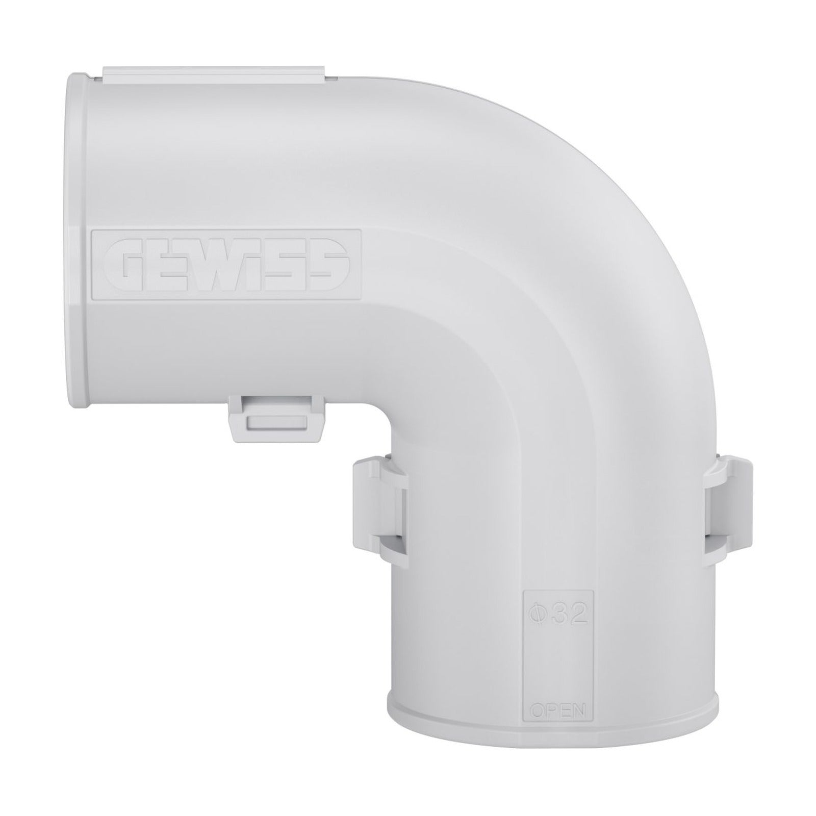 Curva inspeccionable RK Gewiss, IP40, Ø 32 mm, gris RAL 7035 - referencia DX40332