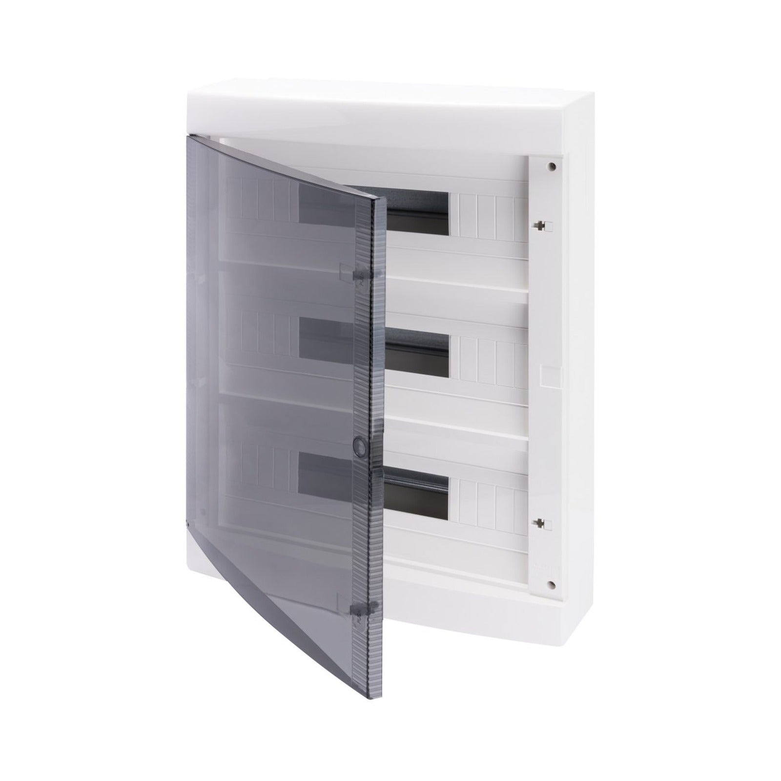 Caja decorativa con paredes lisas Gewiss, preparado para alojar regletas, (18x3) 54 módulos IP40 - referencia GW40051