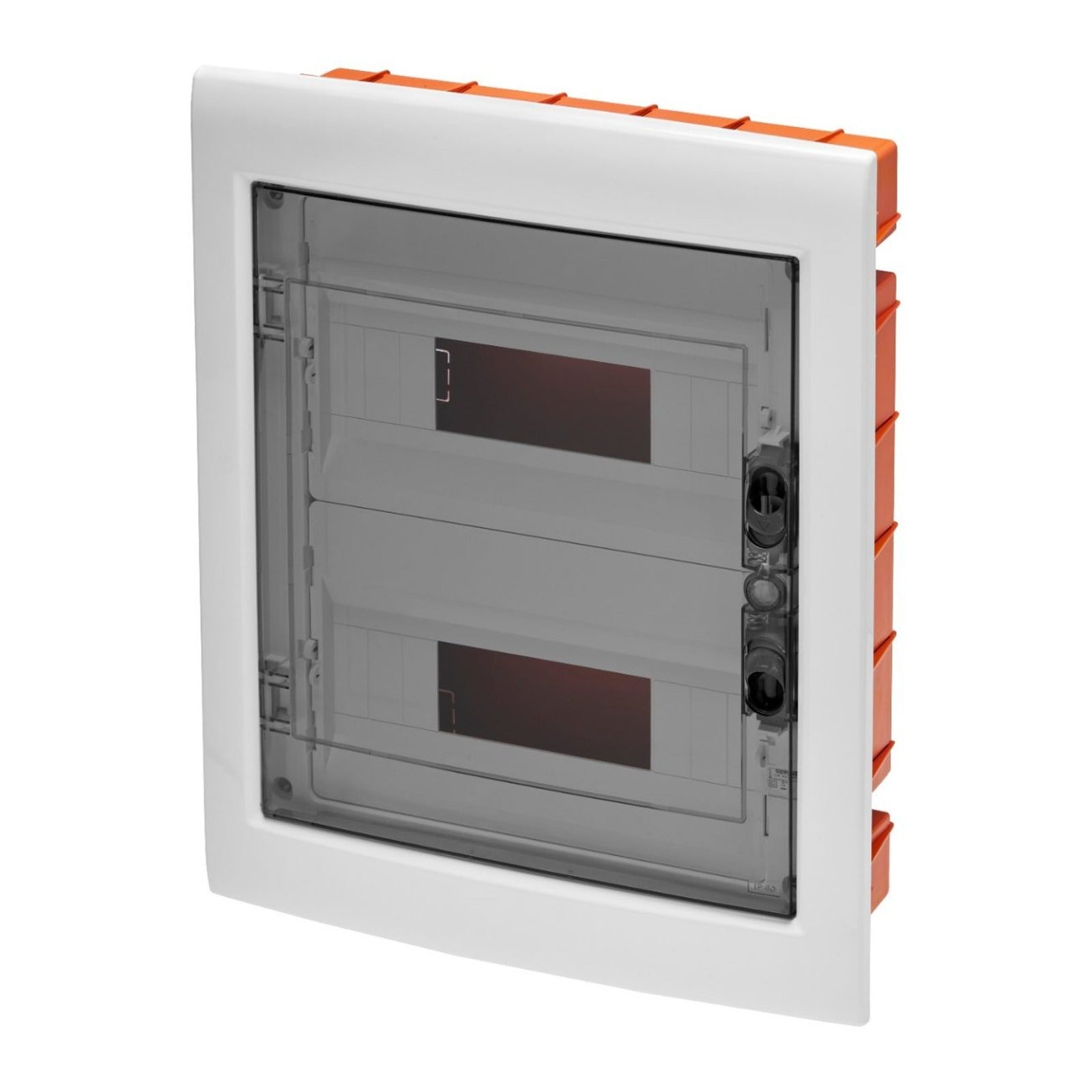 Cuadro de distribución con puerta transparente ahumada (12x2) 24 módulos IP40 Gewiss - referencia GW40606