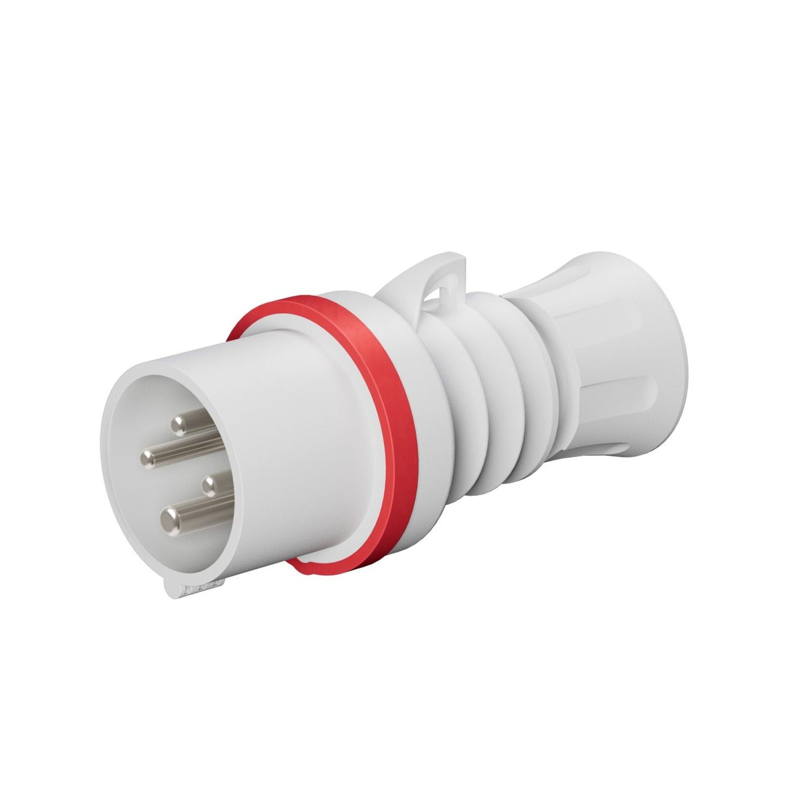 Clavija móvil recta HP Gewiss, IP44/IP54, 3P+T 16A 380-415 V 50/60 Hz, rojo, 6h, conexión por tornillo - referencia GW60008H