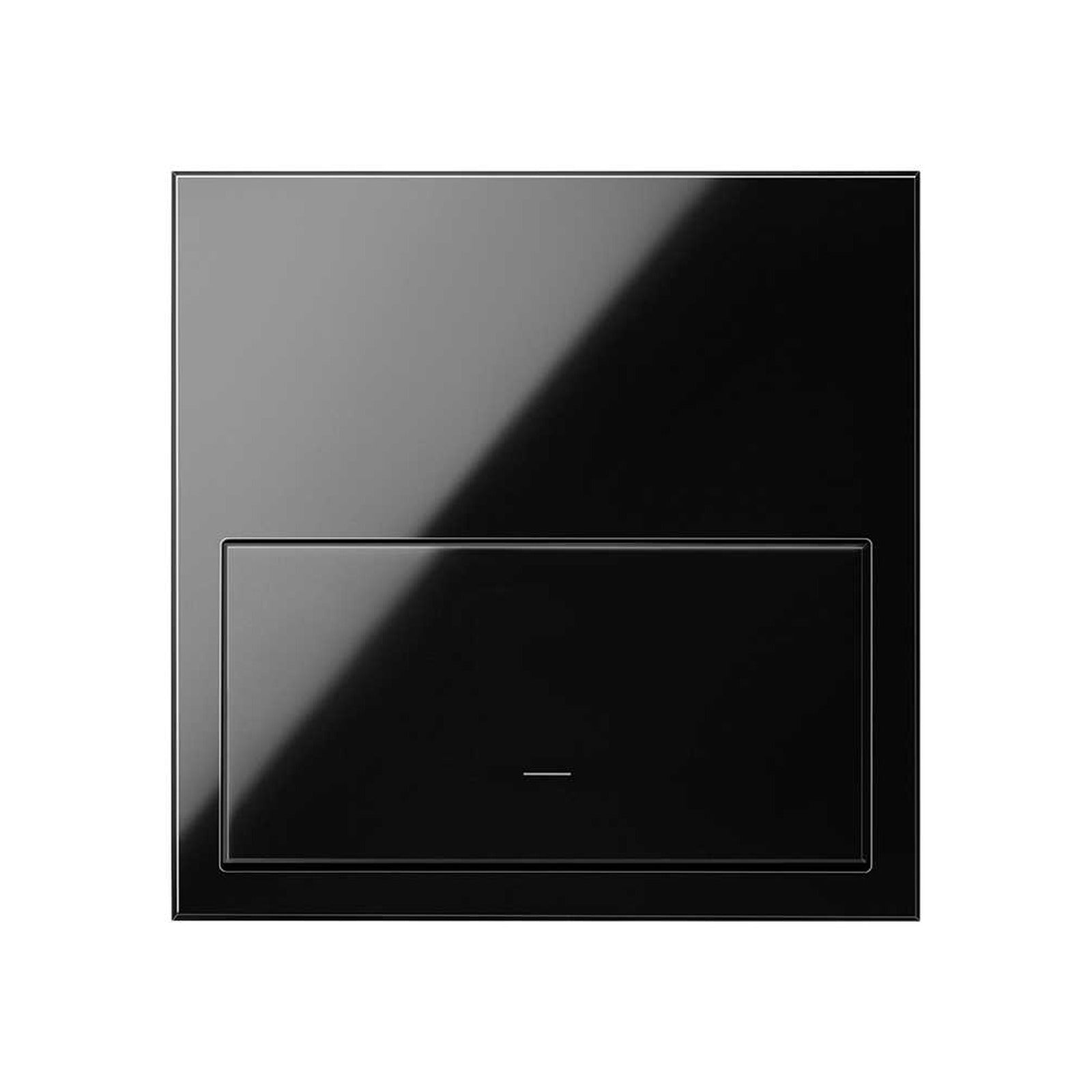 Kit frontal horizontal de 1 elemento con tecla negro brillante Simon 100 - referencia 10020101-138