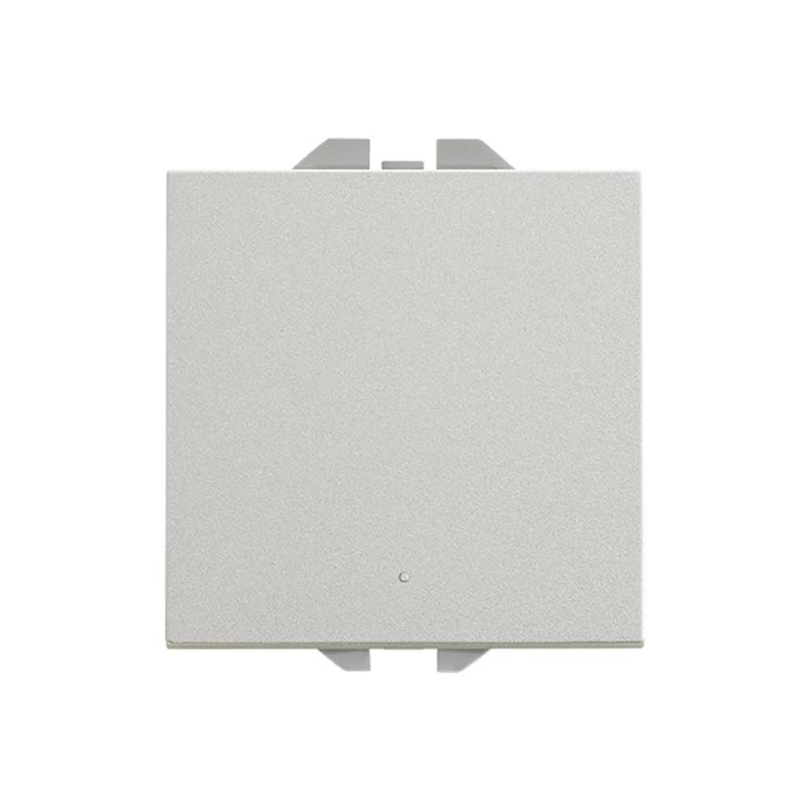 Conmutador pulsante 10 AX 230 V~ con sistema de embornamiento rápido aluminio Simon 270 - referencia 20000201-093