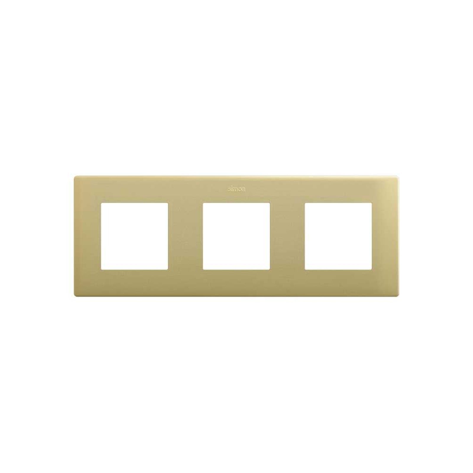 Marco para 3 elementos bronce Simon 270 - referencia 27000630-097
