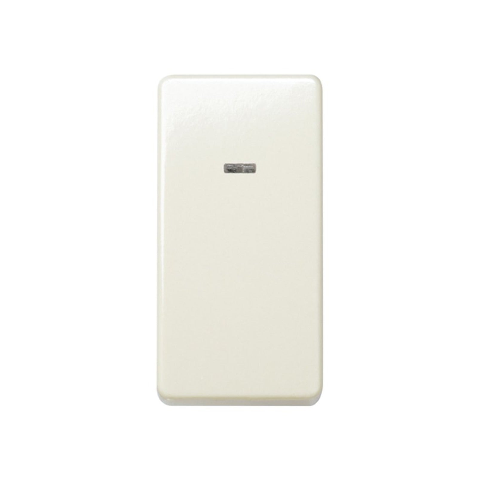 Interruptor unipolar 10 AX 250 V~ de medio elemento con luminoso incorporado y embornamiento rápido marfil Simon 27 Play - referencia 27104-61