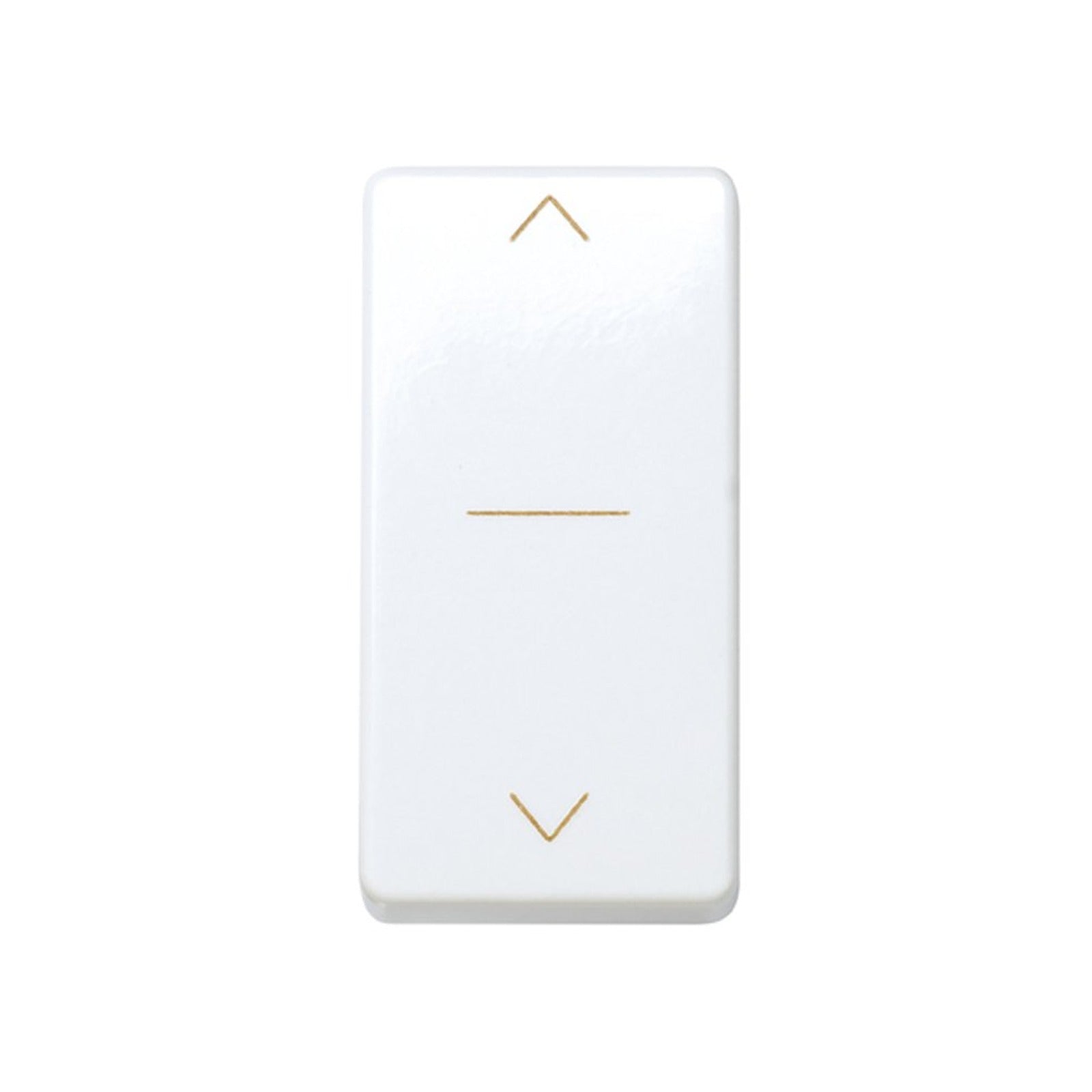 Interruptor para persianas 10 A 250 V~ de medio elemento con 3 posiciones: subida, bajada y paro blanco Simon 27 Play - referencia 27333-64