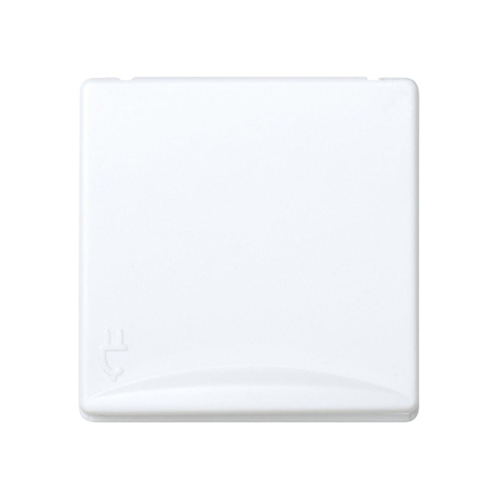 Base de enchufe Schuko 16 A 250 V~ con tapa abatible, dispositivo de seguridad y embornamiento a tornillo blanco Simon 27 Play - referencia 27490-35