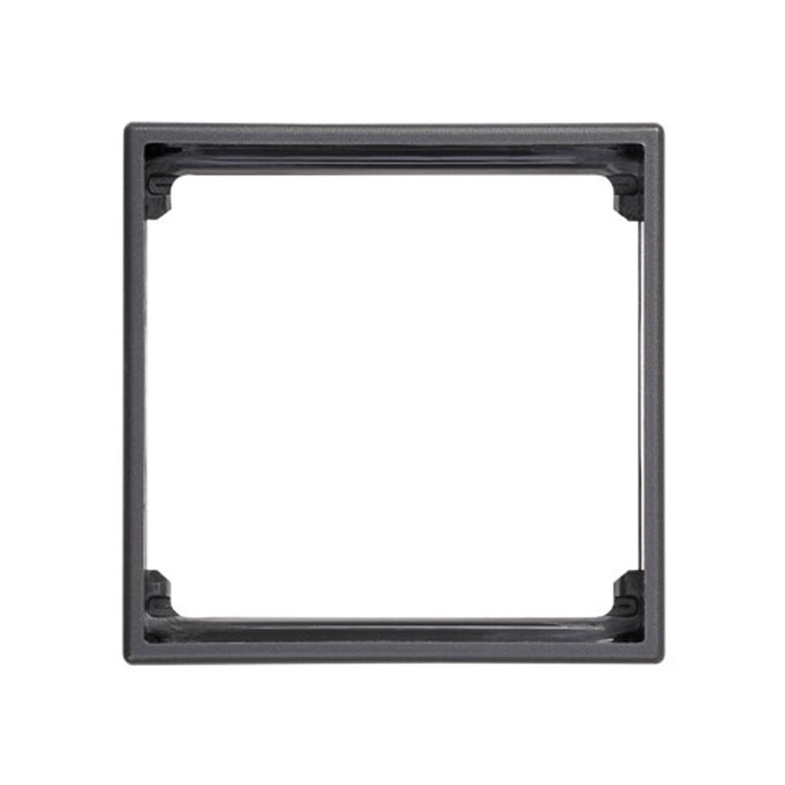 Placa adaptadora para mecanismos Simon K45 de 1 elemento grafito Simon 500 Cima - referencia 50012088-038