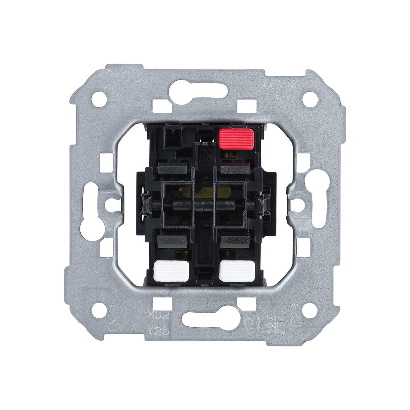 Grupo de 2 interruptores 10 AX 250 V~ con sistema de embornamiento rápido Simon 75 - referencia 75398-39