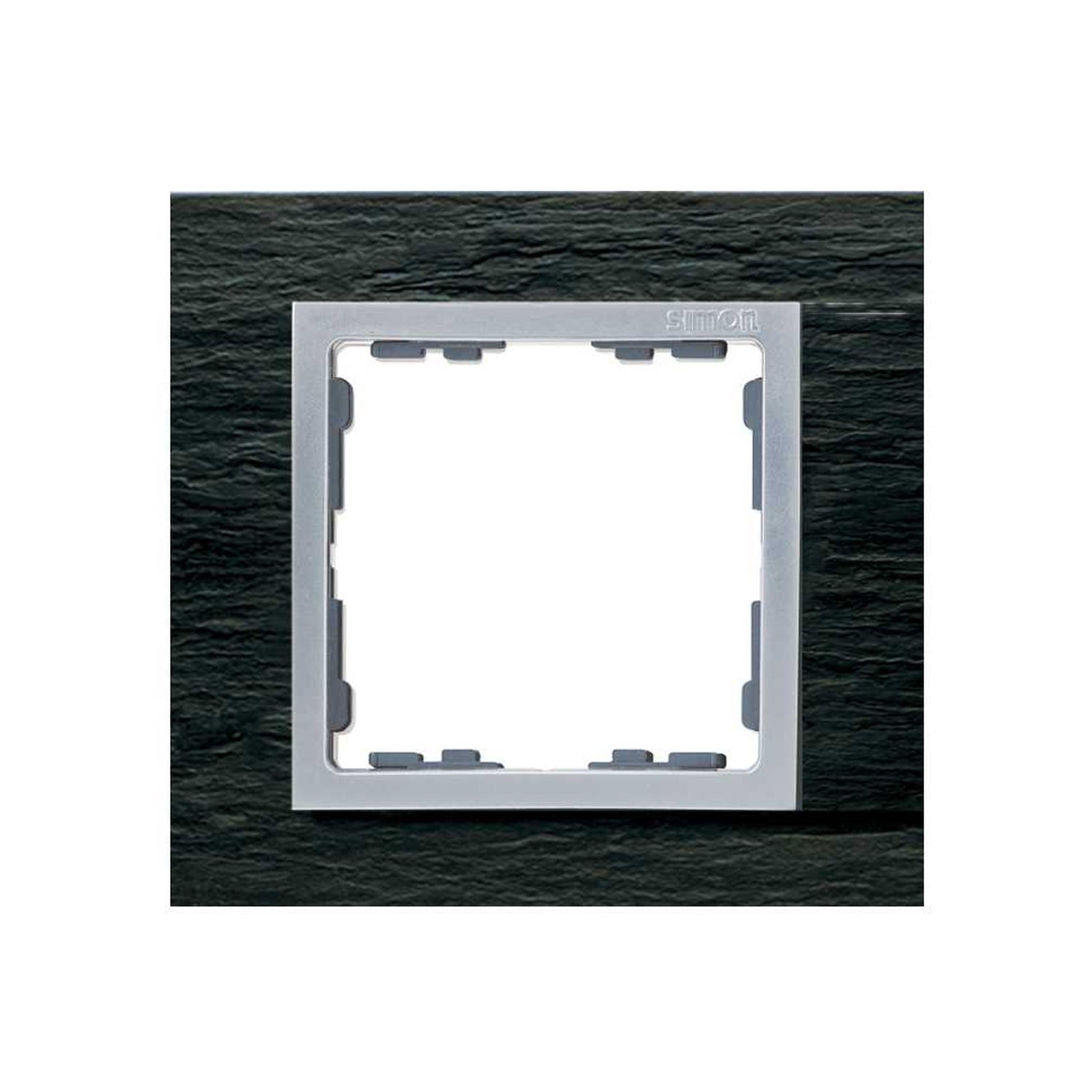 Marco para 1 elemento pizarra interior aluminio Simon 82 Nature - referencia 82917-63