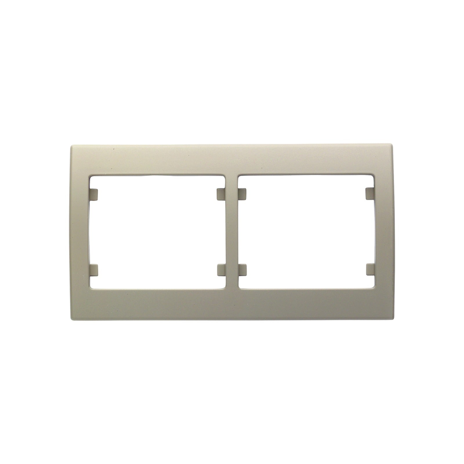 Marco BJC Iris de 2 elementos horizontal, beige cemento - referencia 18002-BC