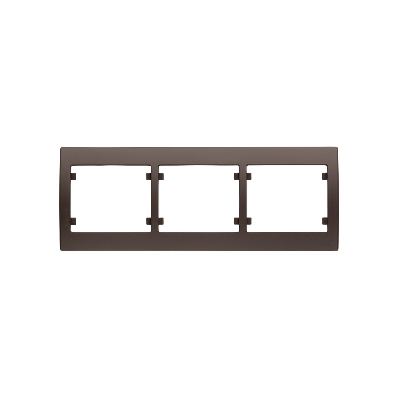 Marco BJC Iris de 3 elementos horizontal, chocolate - referencia 18003-CH