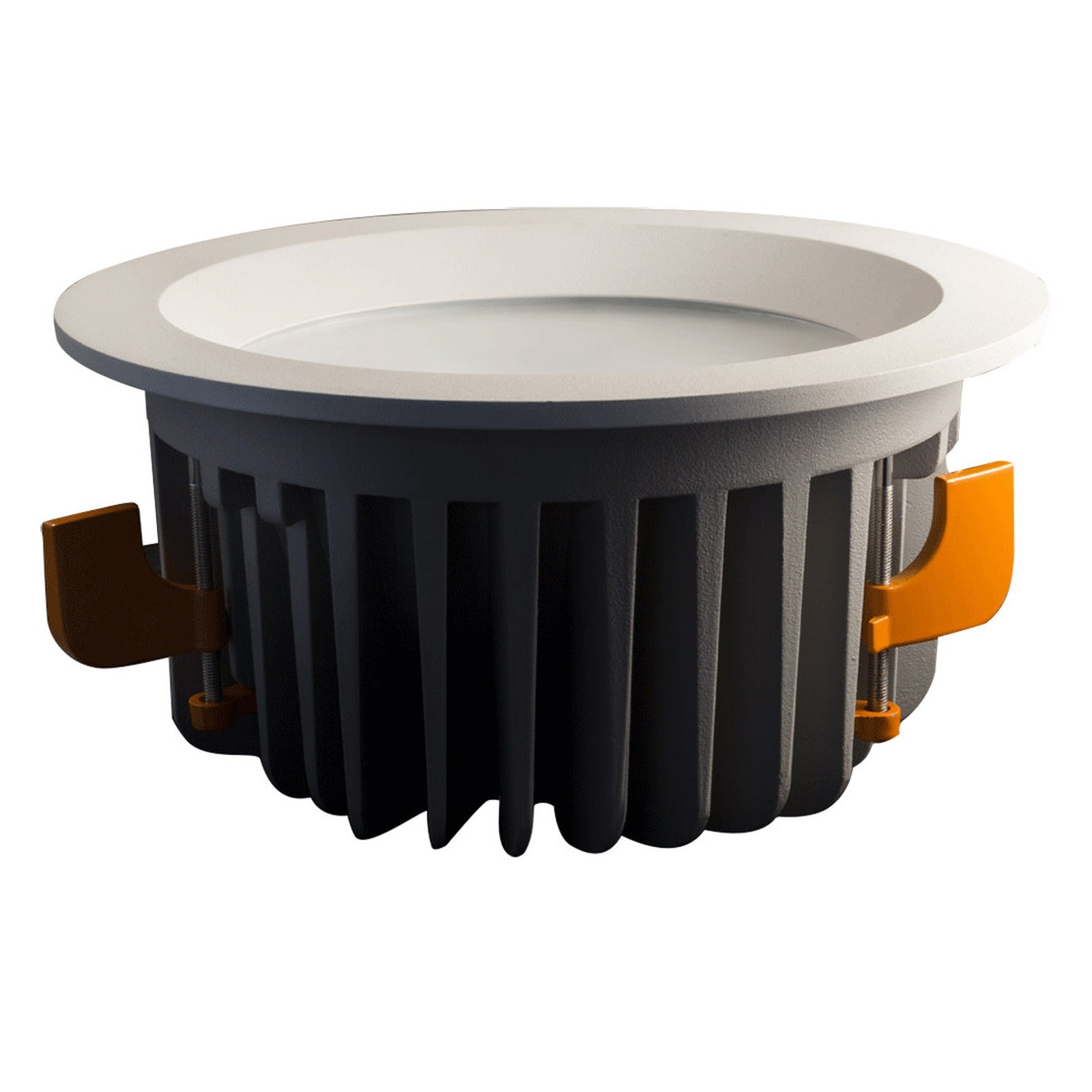Downlight LED retail empotrar redondo fijo blanco 50 W alta potencia Ø 240 × 120 Alverlamp LD50RF40, 4000 K - referencia LD50RF40