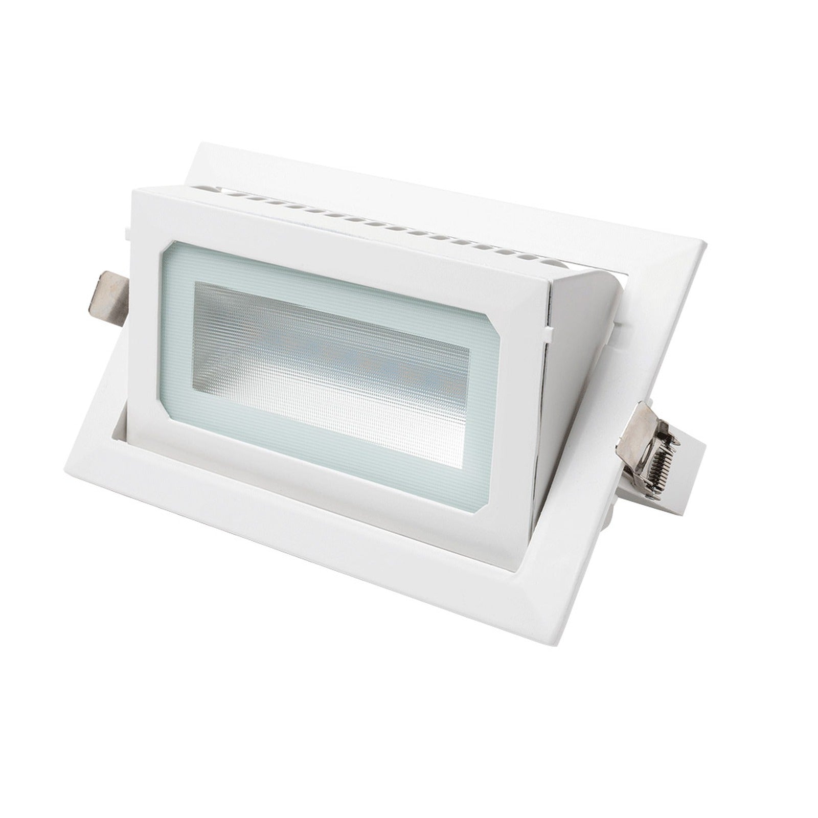 Downlight rectangular basculante blanco 30 W 40° Alverlamp LDR30RB40X, 4000 K, empotrar - referencia LDR30RB40X