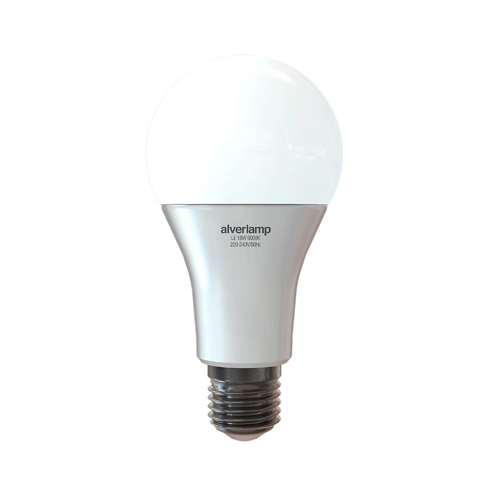 Lámpara LED estándar 18 W E27 Ø 80 × 150 160° Alverlamp LE182730, 3000 K, a80 - referencia LE182730