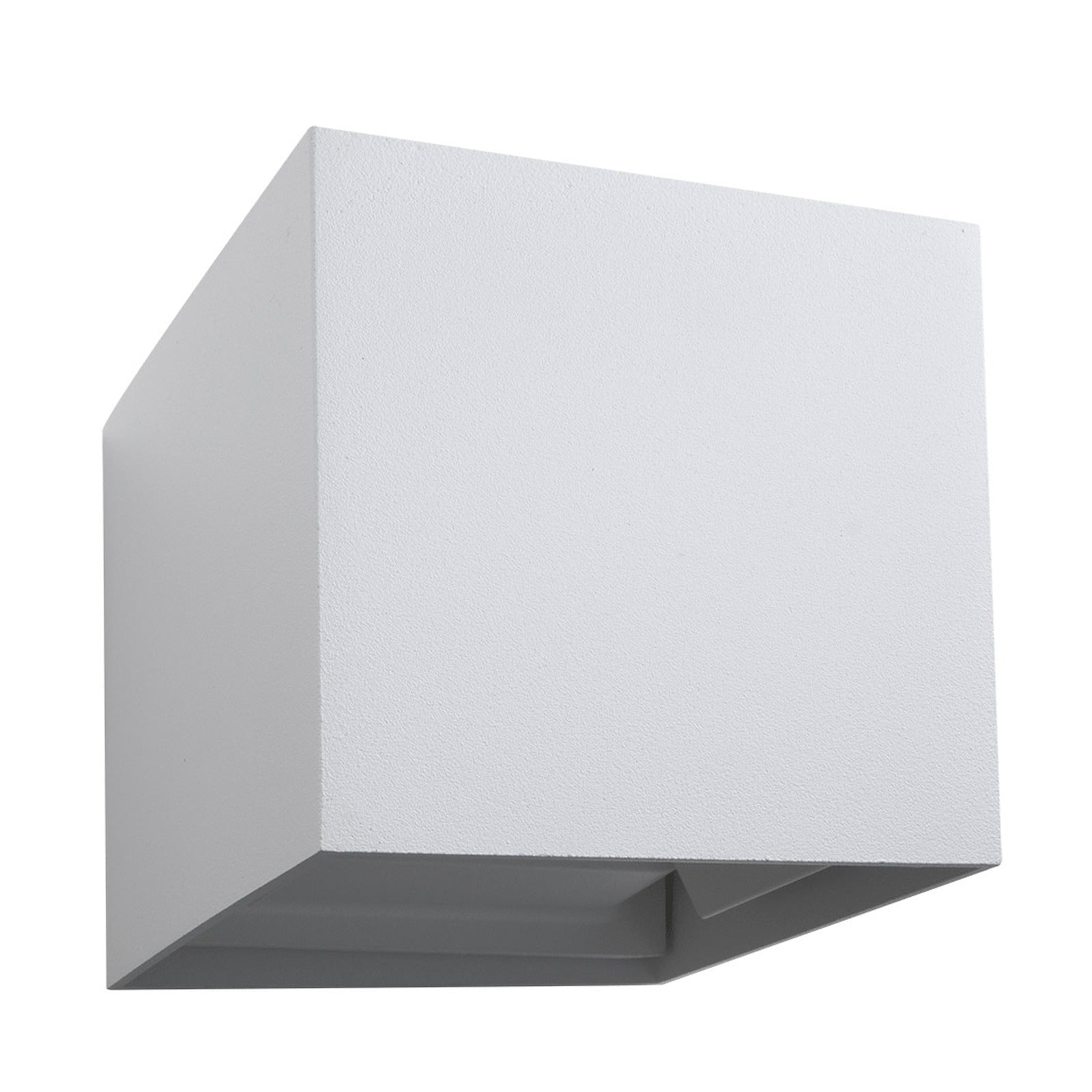 Aplique pared cuadrado interior/exterior arriba/abajo 2 × 3 W 3000 K IP54 100 × 100 × 100 Alverlamp LEX90003W, superficie - referencia LEX90003W