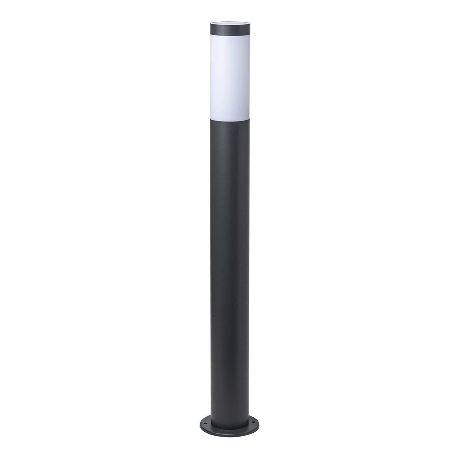 Bolardo de jardín cilindro para E27 IP44 negro Alverlamp LEX90058 - referencia LEX90058