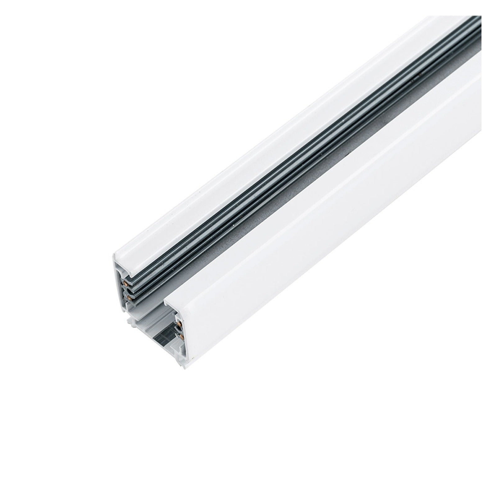 Perfil carril 4 vías 1000 mm blanco Alverlamp LFOC1000W, superficie/suspendido - referencia LFOC1000W