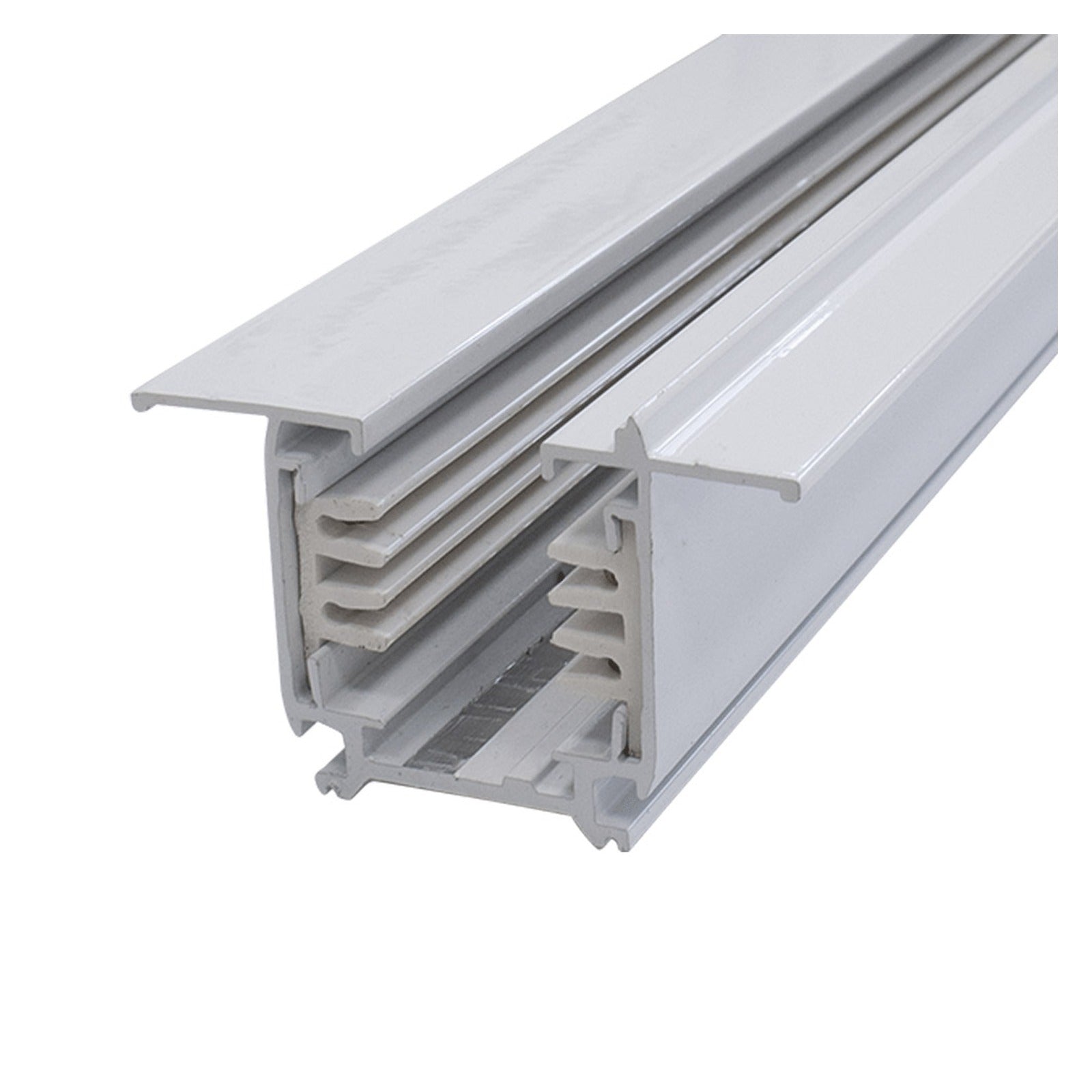 Perfil carril empotrar 4 vías 2000 mm blanco Alverlamp LFOC2000EW - referencia LFOC2000EW
