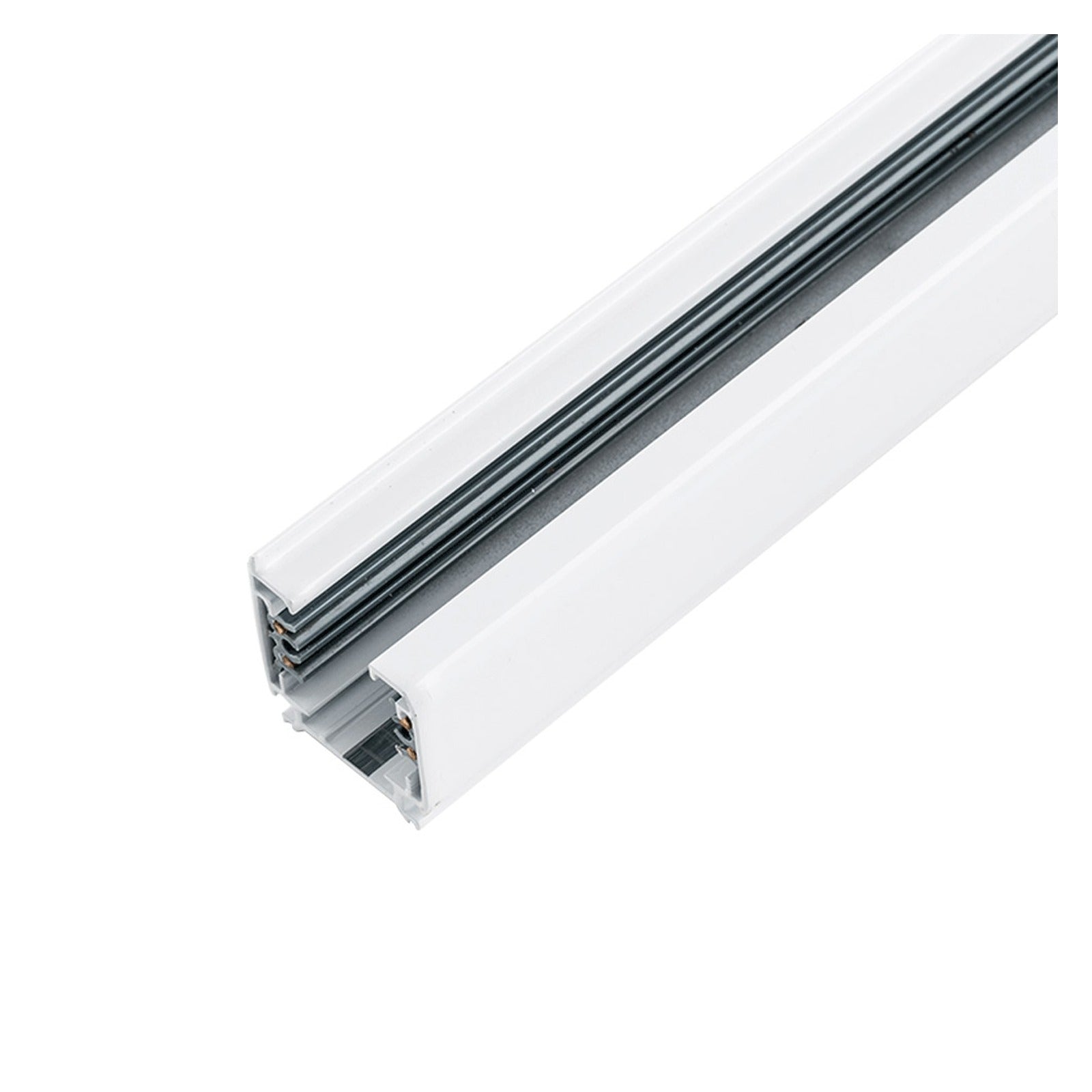 Perfil carril 4 vías 2000 mm blanco Alverlamp LFOC2000W, superficie/suspendido - referencia LFOC2000W