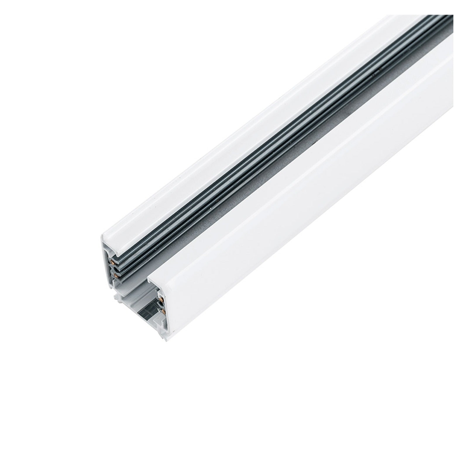 Perfil carril 4 vías 3000 mm blanco Alverlamp LFOC3000W, superficie/suspendido - referencia LFOC3000W