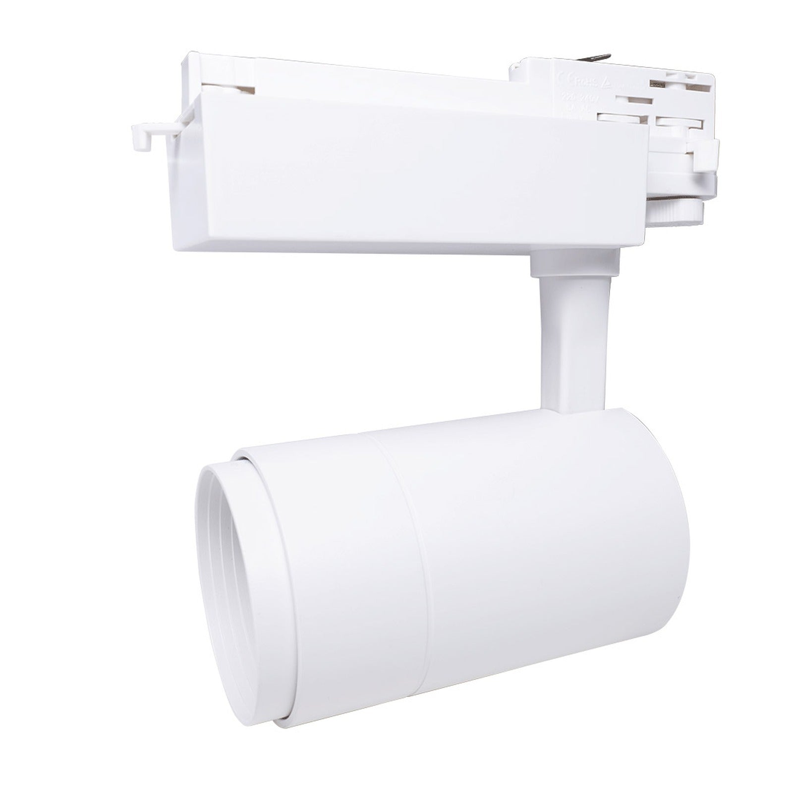 Foco carril 4 vías ángulo graduable 15° - 60° 30 W Ø 90 × 235 × 285 Alverlamp LFOC3540RW, 4000 K - referencia LFOC3540RW