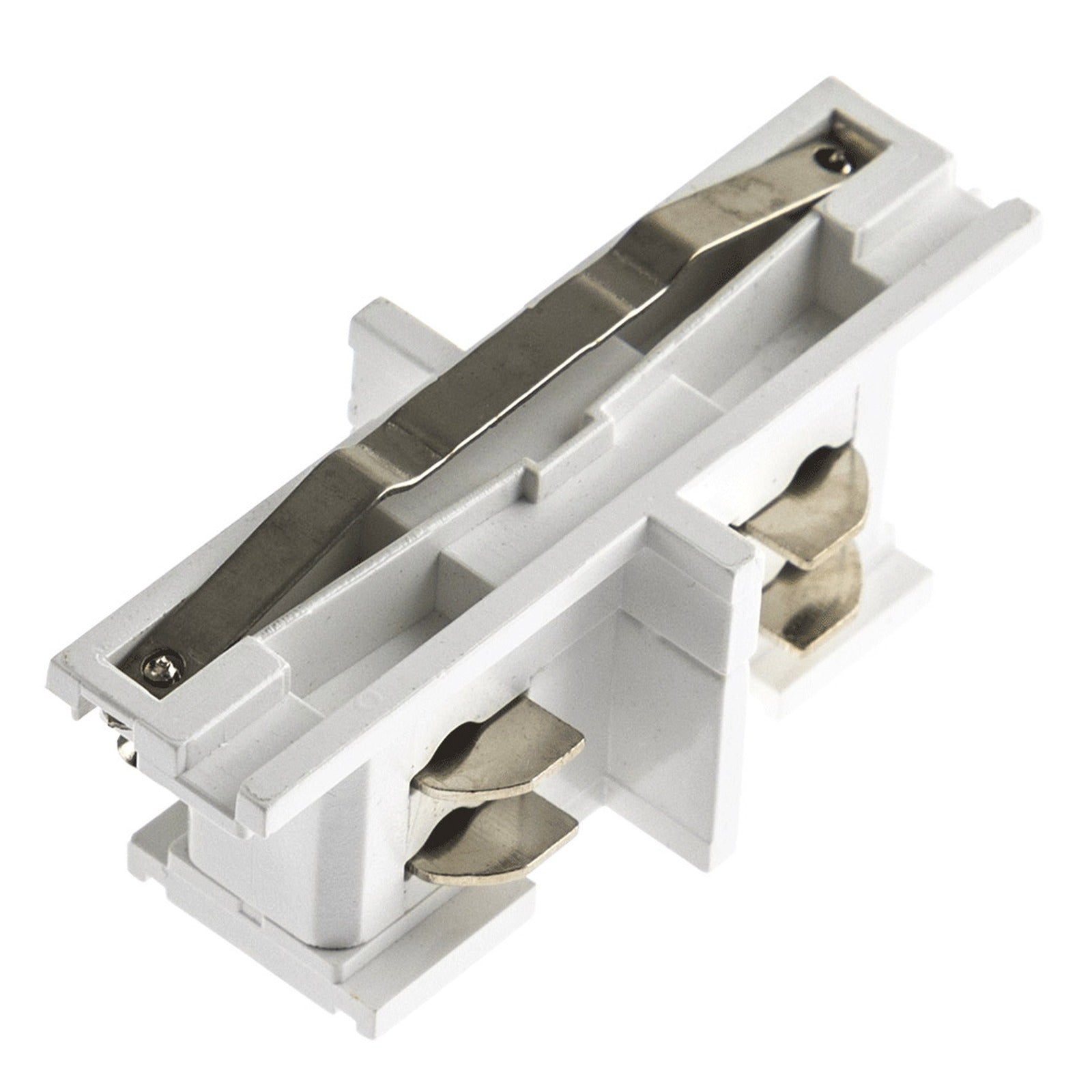 Unión recta carril 4 vías blanco Alverlamp LFOCAC07W - referencia LFOCAC07W