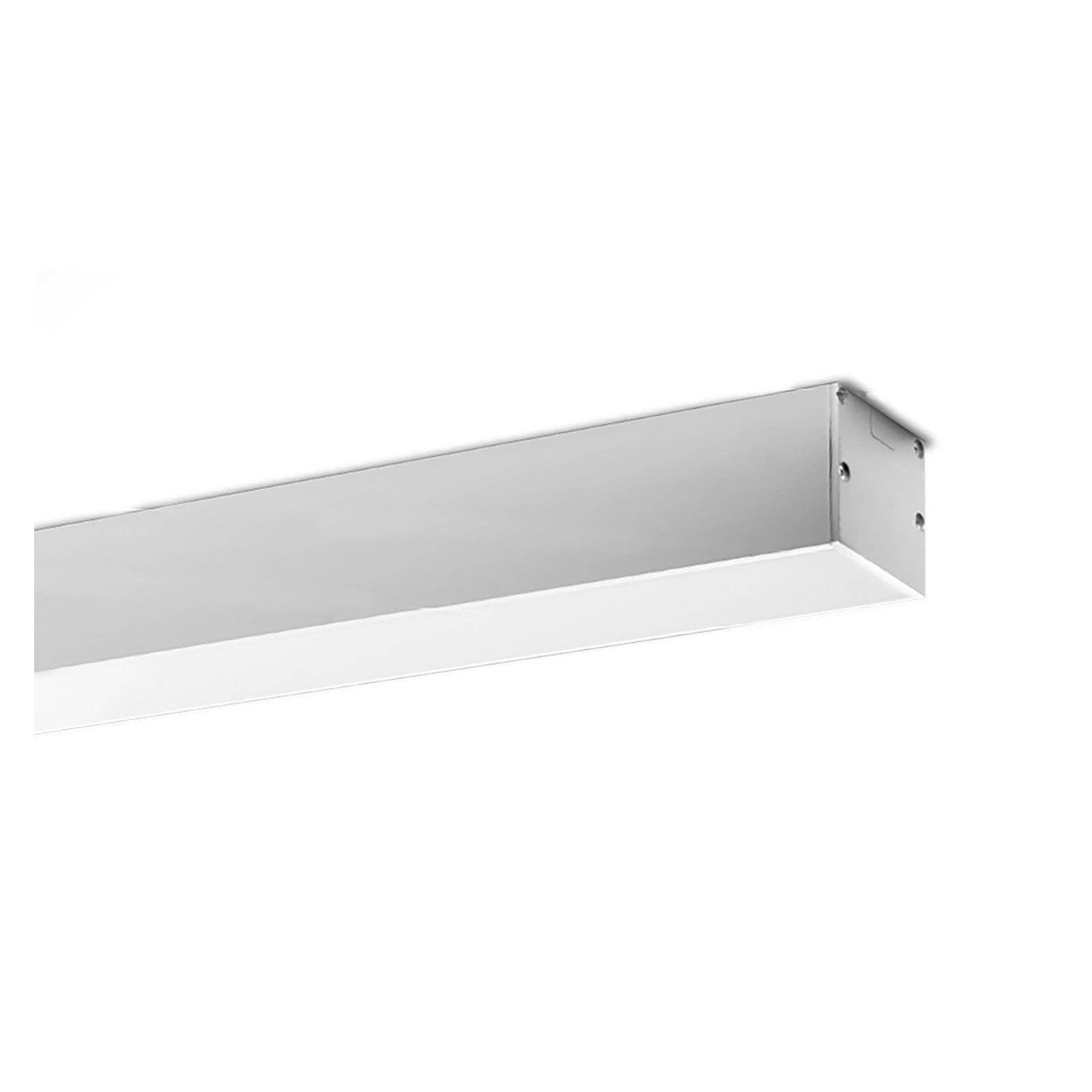 Luminaria lineal LED para suspender y superficie difusor opal 4000 K blanco Alverlamp LLN53040W, 90 W - referencia LLN53040W