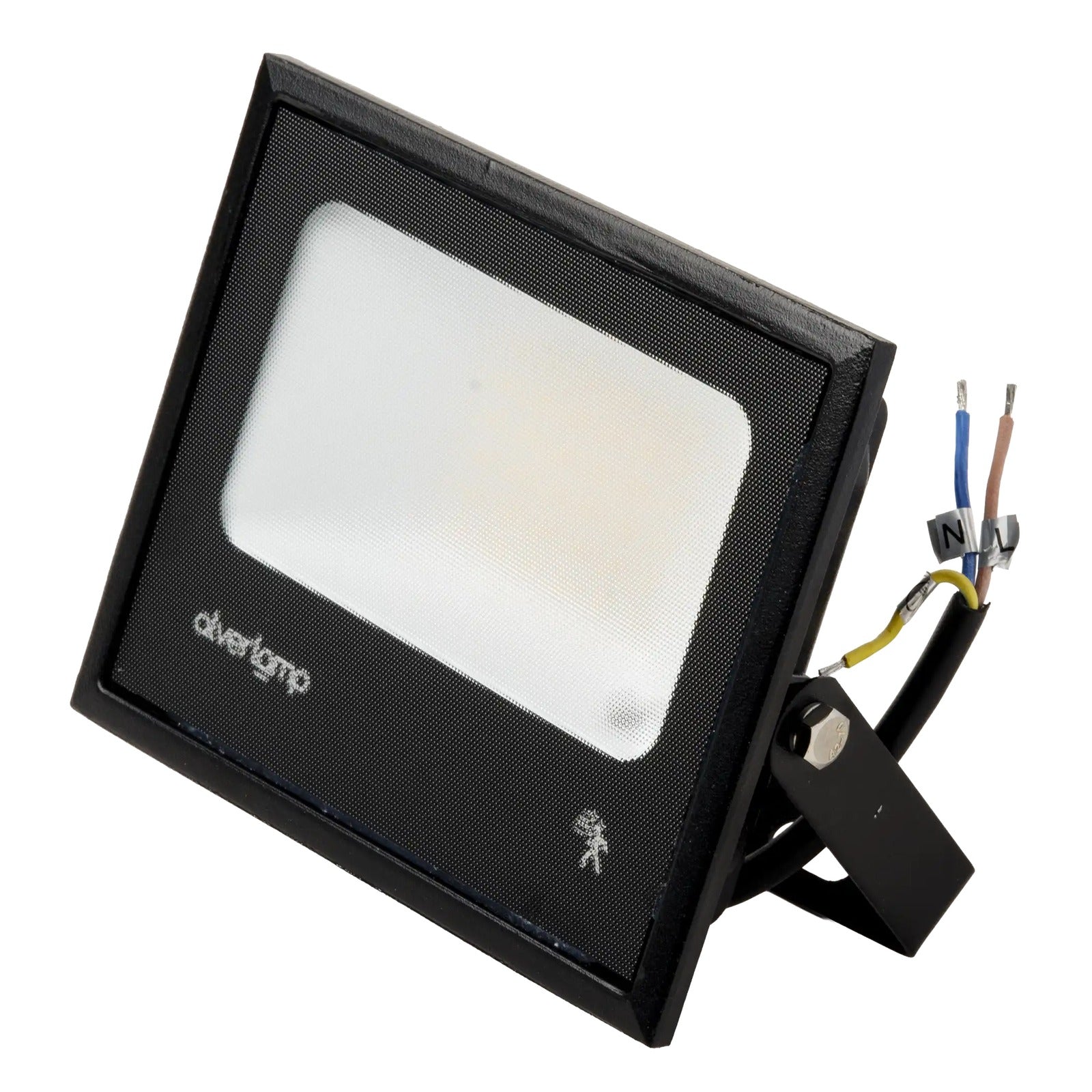 Proyector LED Eco Pro con sensor (luz y movimiento) 30 W, 4000 K - Ángulo 110º - IP65 exterior - negro Alverlamp LQ3040SENB - referencia LQ3040SENB