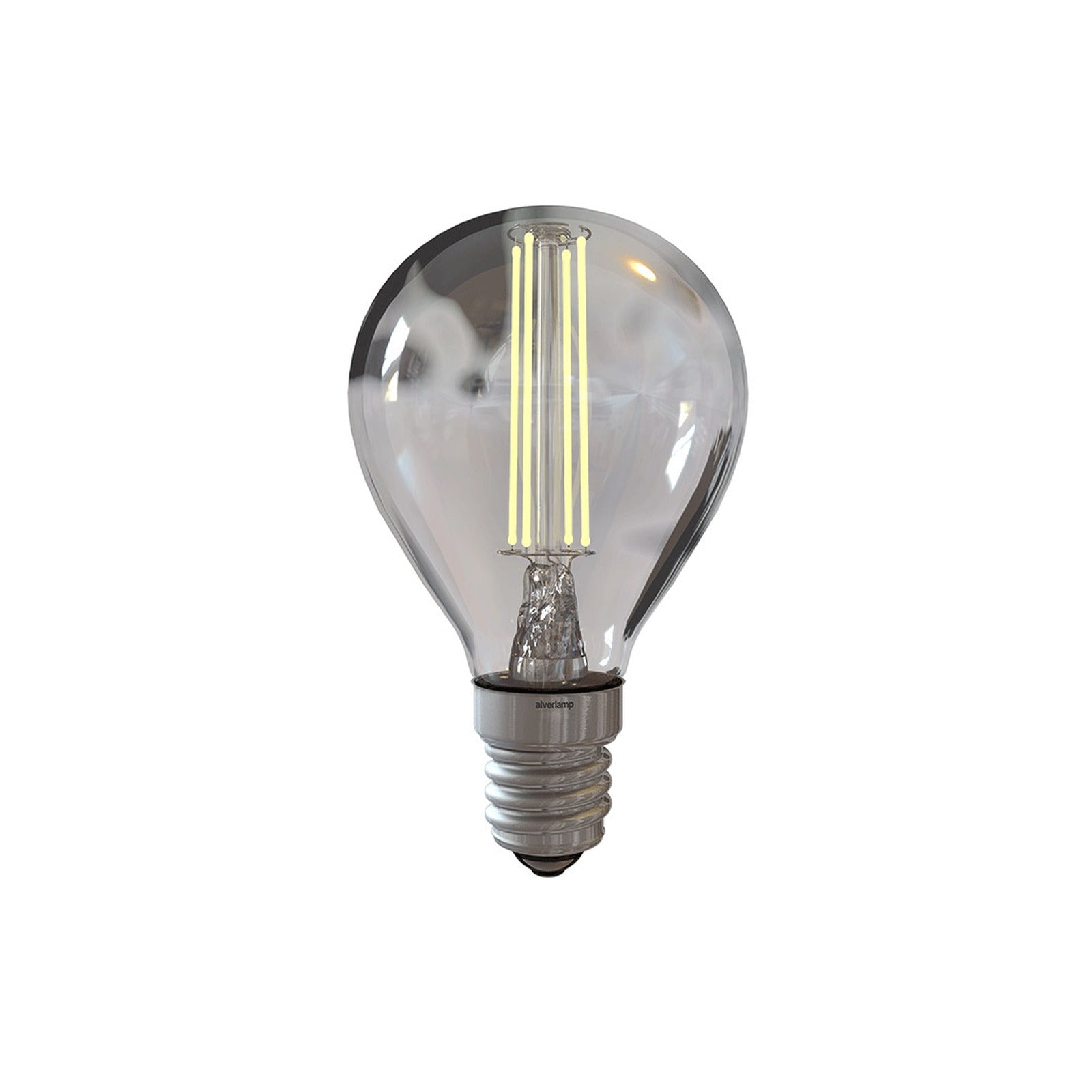 Lámpara esférica filamento 4 W E14 Ø 45 × 70 290° Alverlamp LSFI0414, 2700 K - referencia LSFI0414