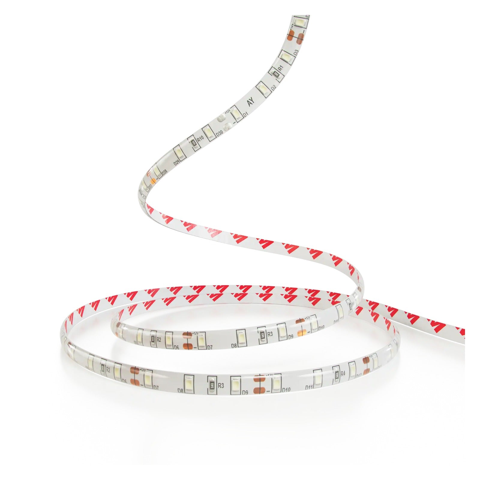 Tira LED 12 V SMD 3528/60pcs/m - ancho 8 mm - corte 5cm - 4.8 W/m - 6000 K - IP65 - 5m Alverlamp LT01260 - referencia LT01260